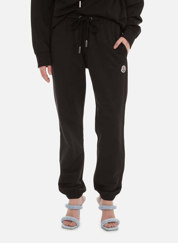 Moncler black sweatpants sale