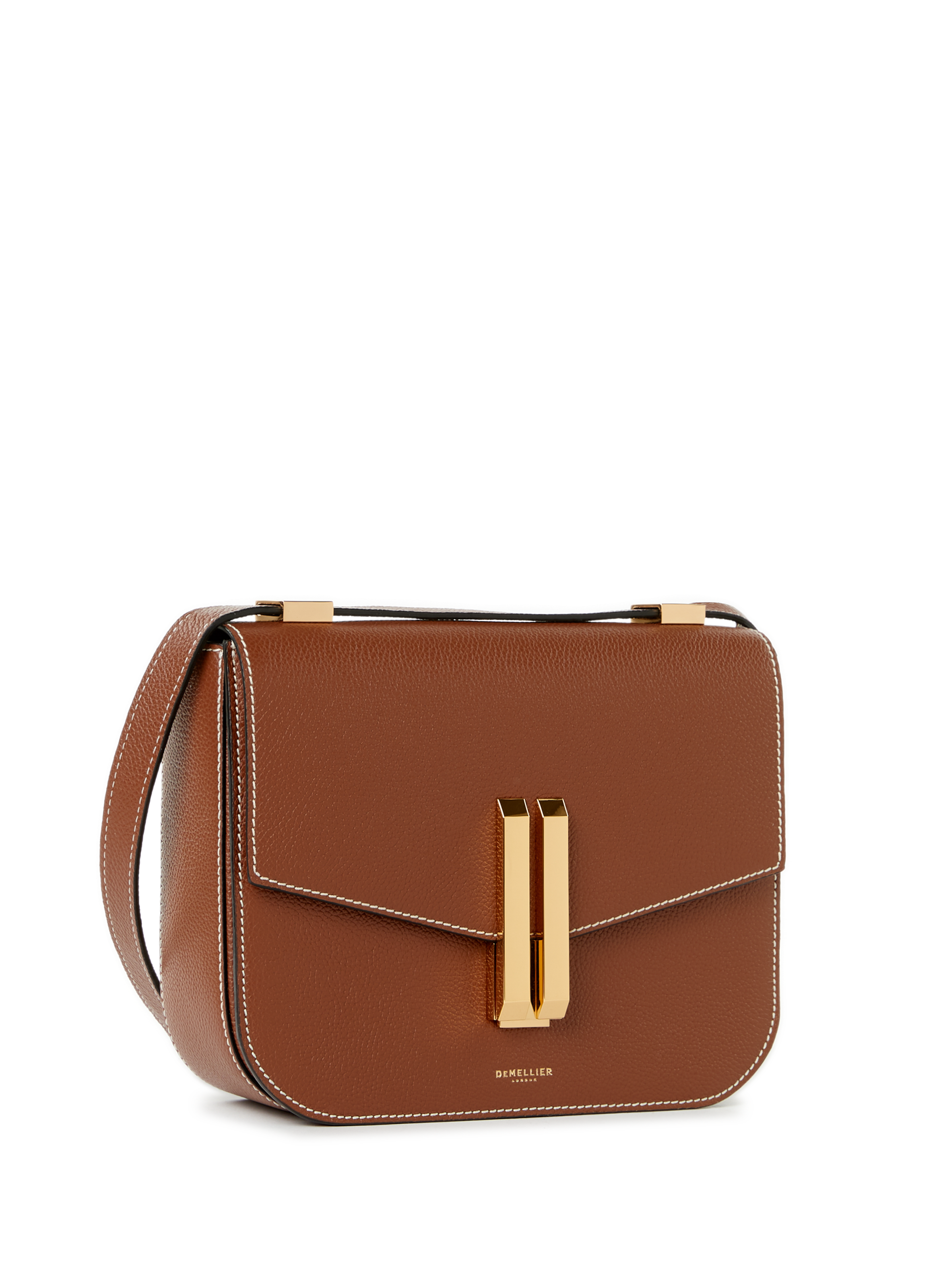 Sac à main Vancouver en cuir  DEMELLIER LONDON Marron