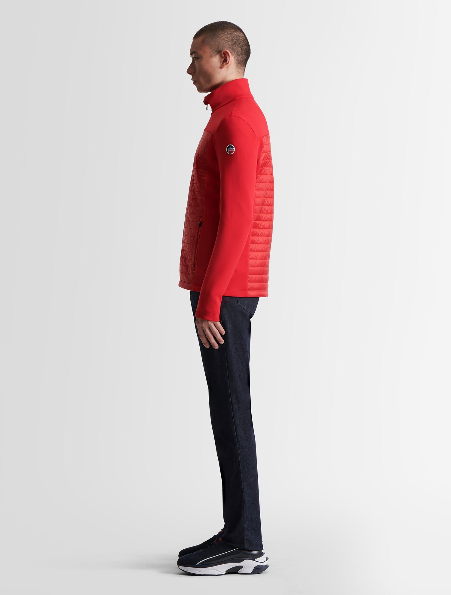 Veste légère aspon col montant coupe ajustée FUSALP Rouge