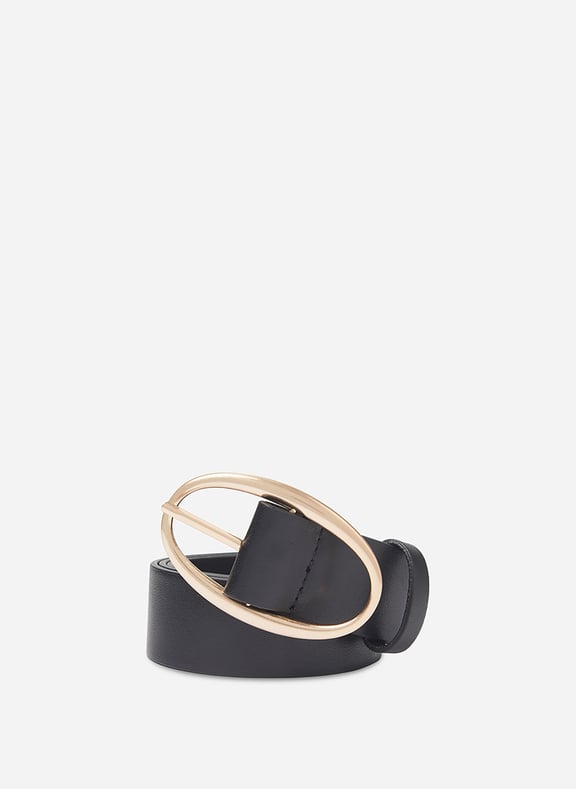 Ceinture iris 35mm Noir by VANESSA BRUNO VANESSA BRUNO Ceinture iris 35mm Noir