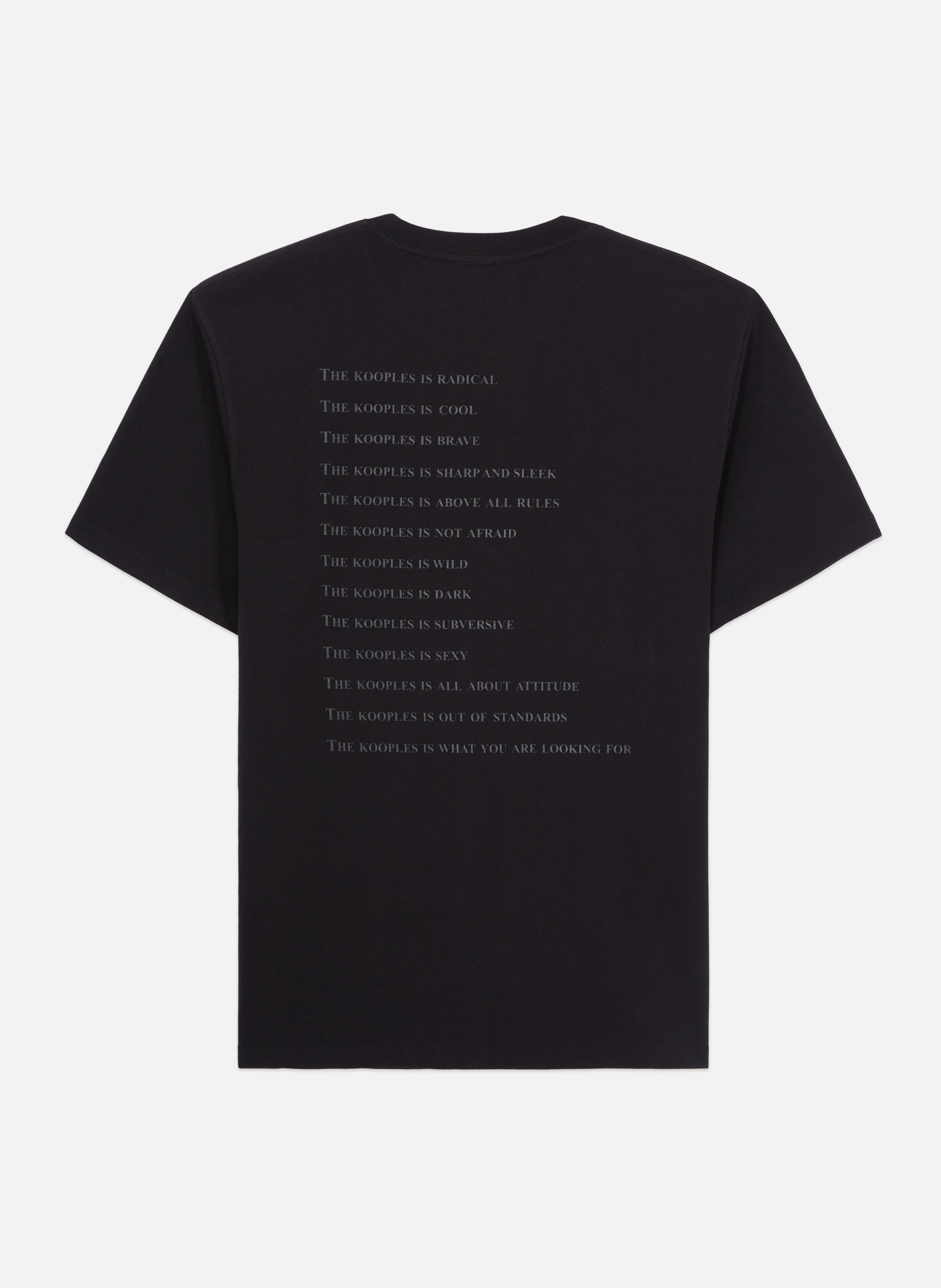 T-shirt en coton what is THE KOOPLES Noir