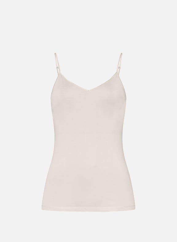 Débardeur en soie Beige by HANRO HANRO Débardeur en soie Beige