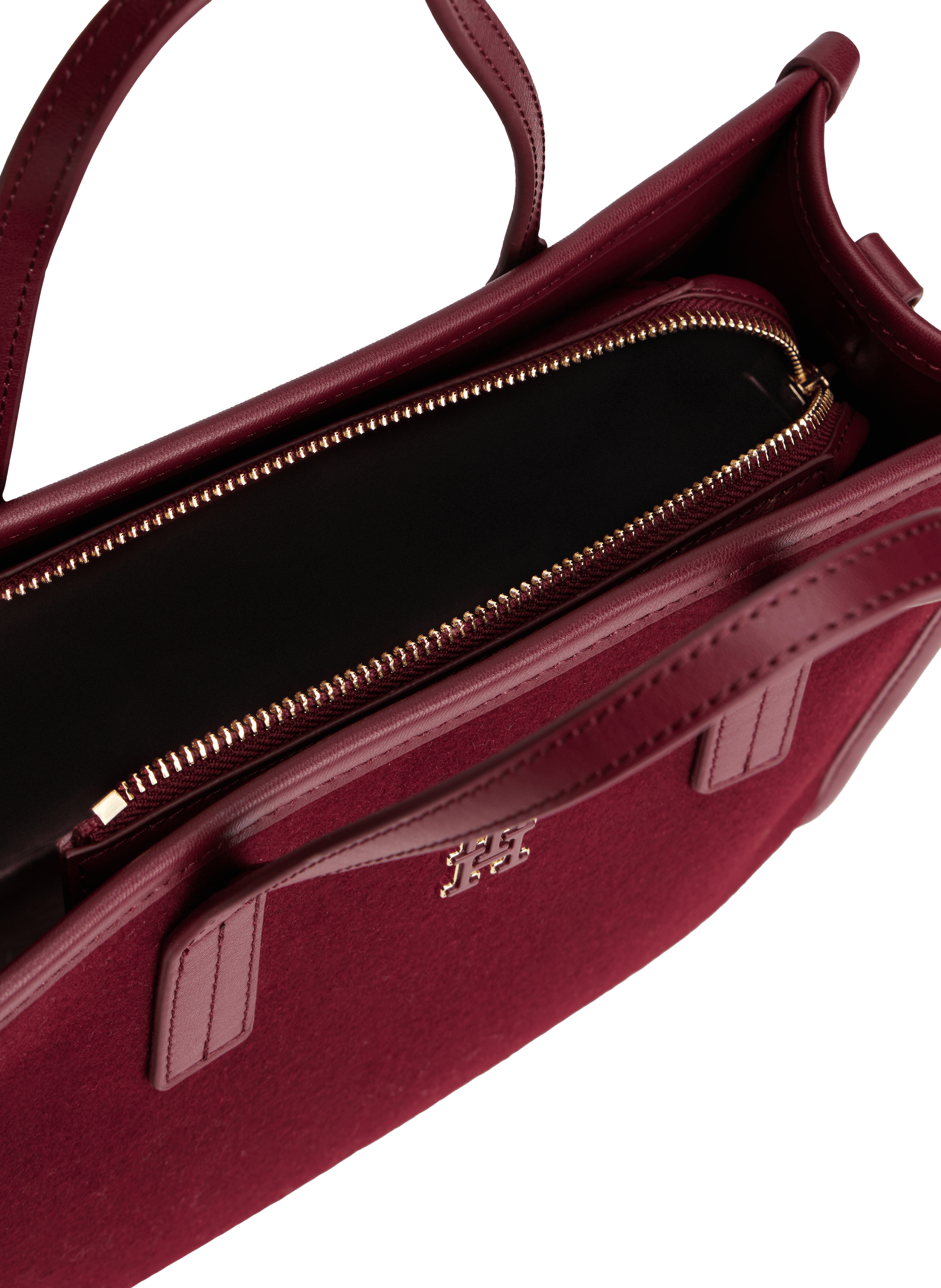 Sac à main feutre TOMMY HILFIGER Rouge