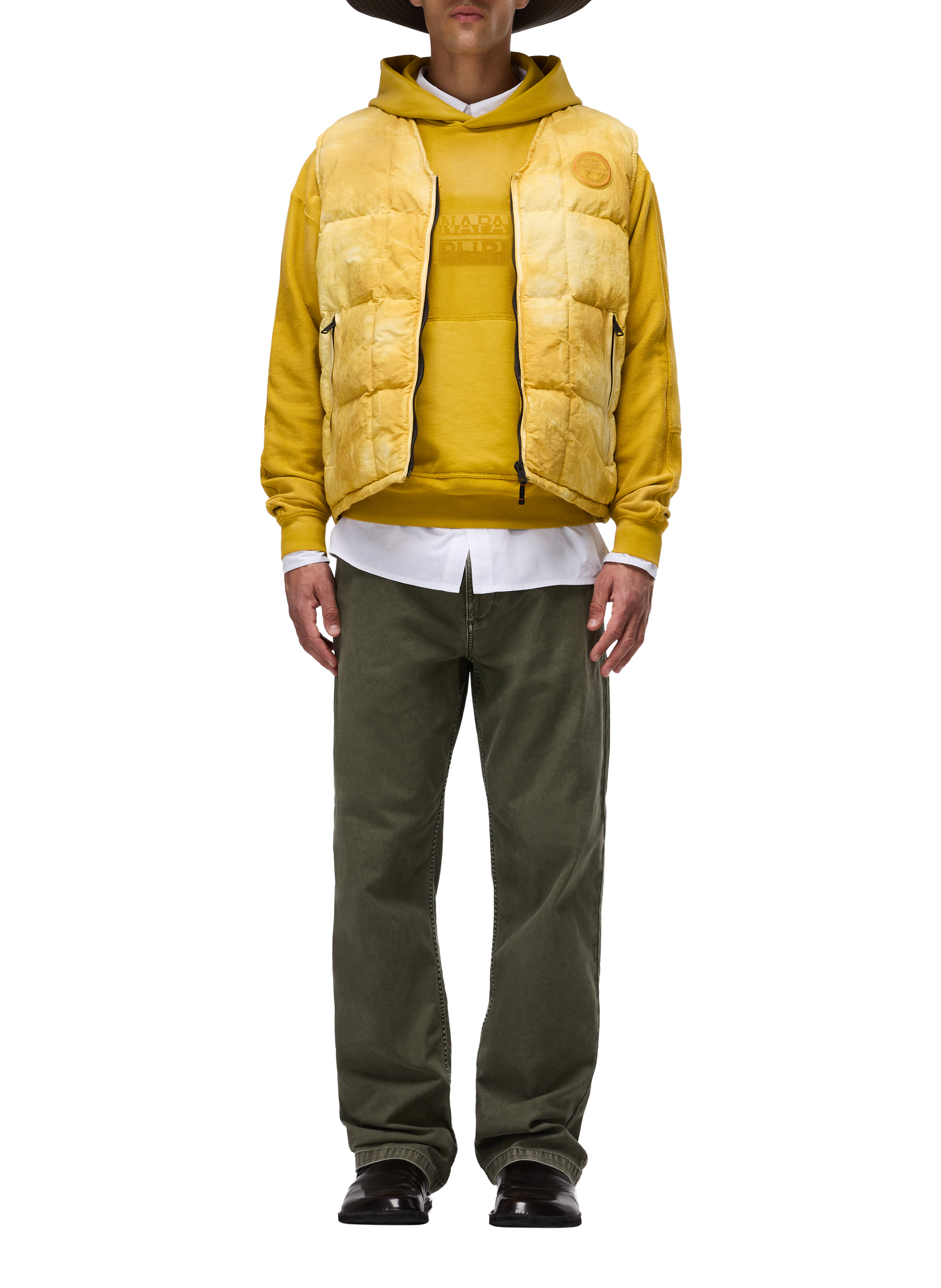 Straight cotton trousers NAPAPIJRI Green