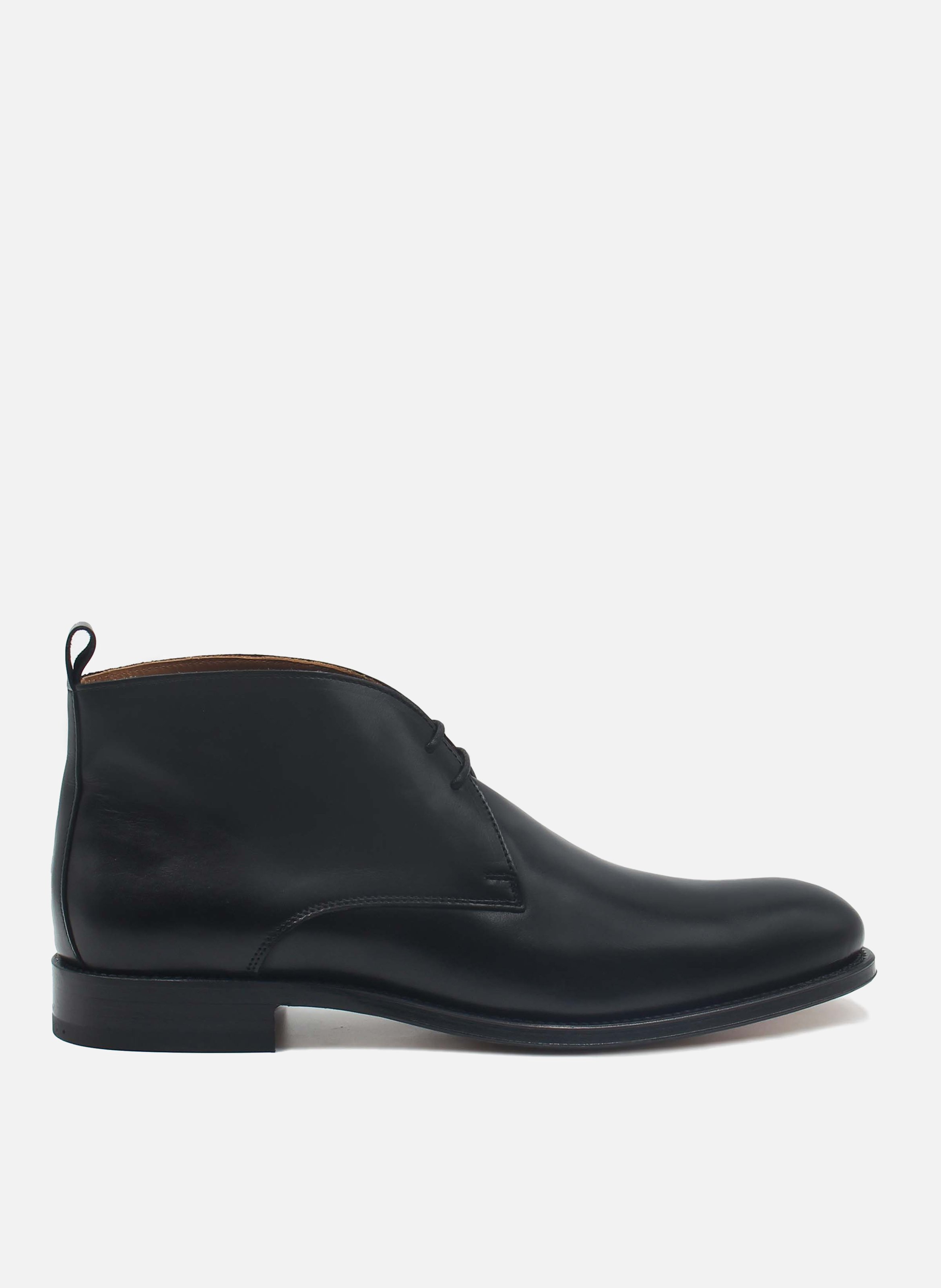 JULES & JENN Desert boots cuir lisse Noir