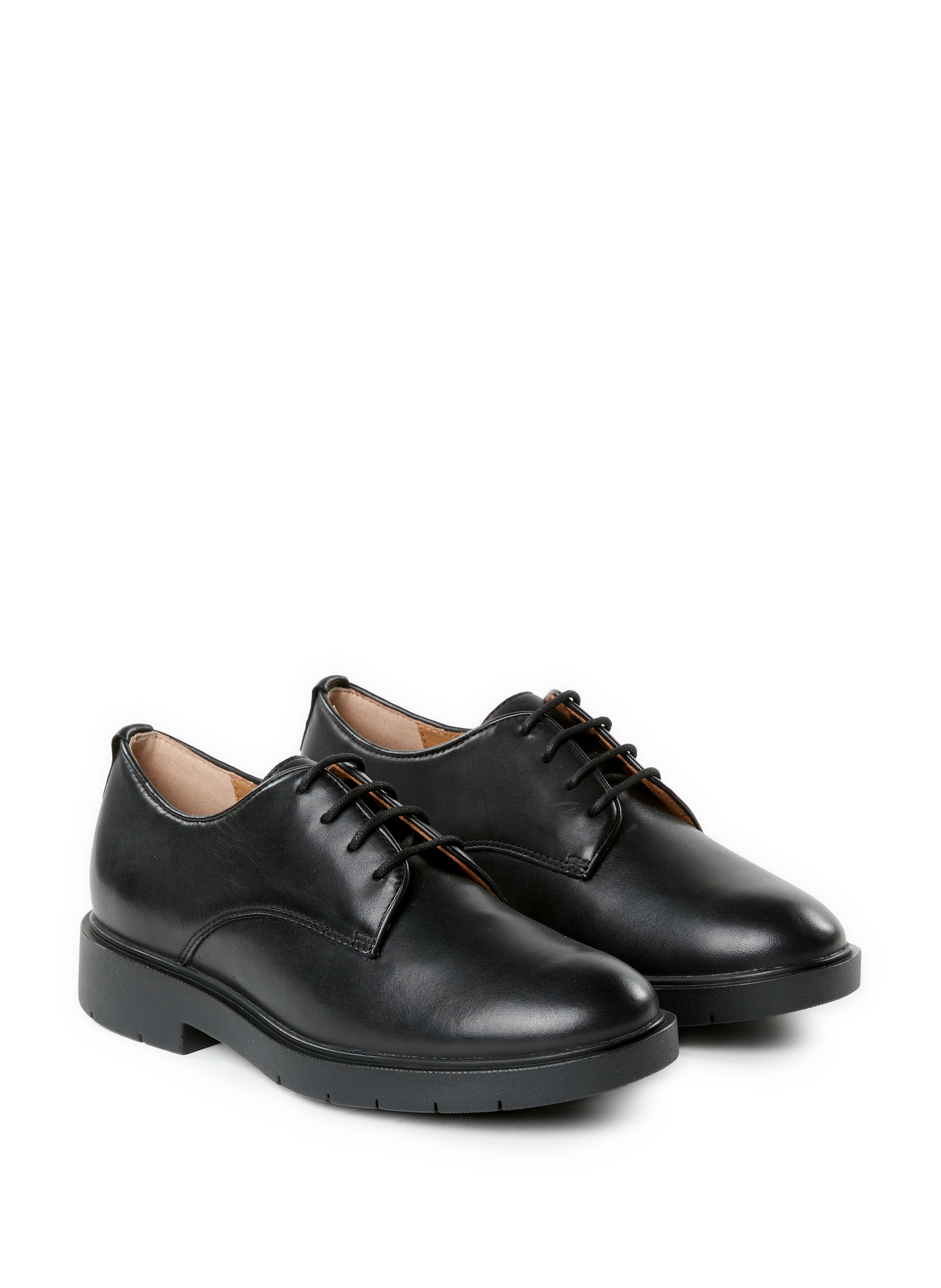 Sphercia leather derbies GEOX Black