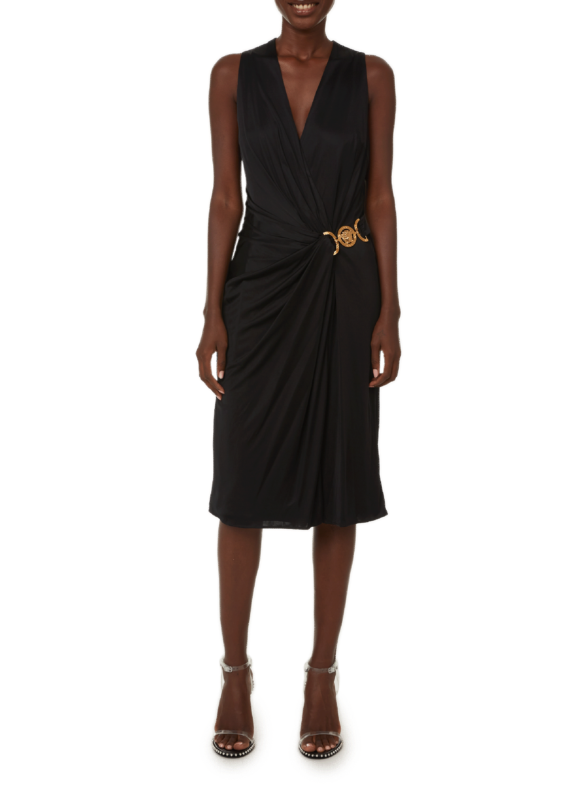 VERSACE Midi dress  Black