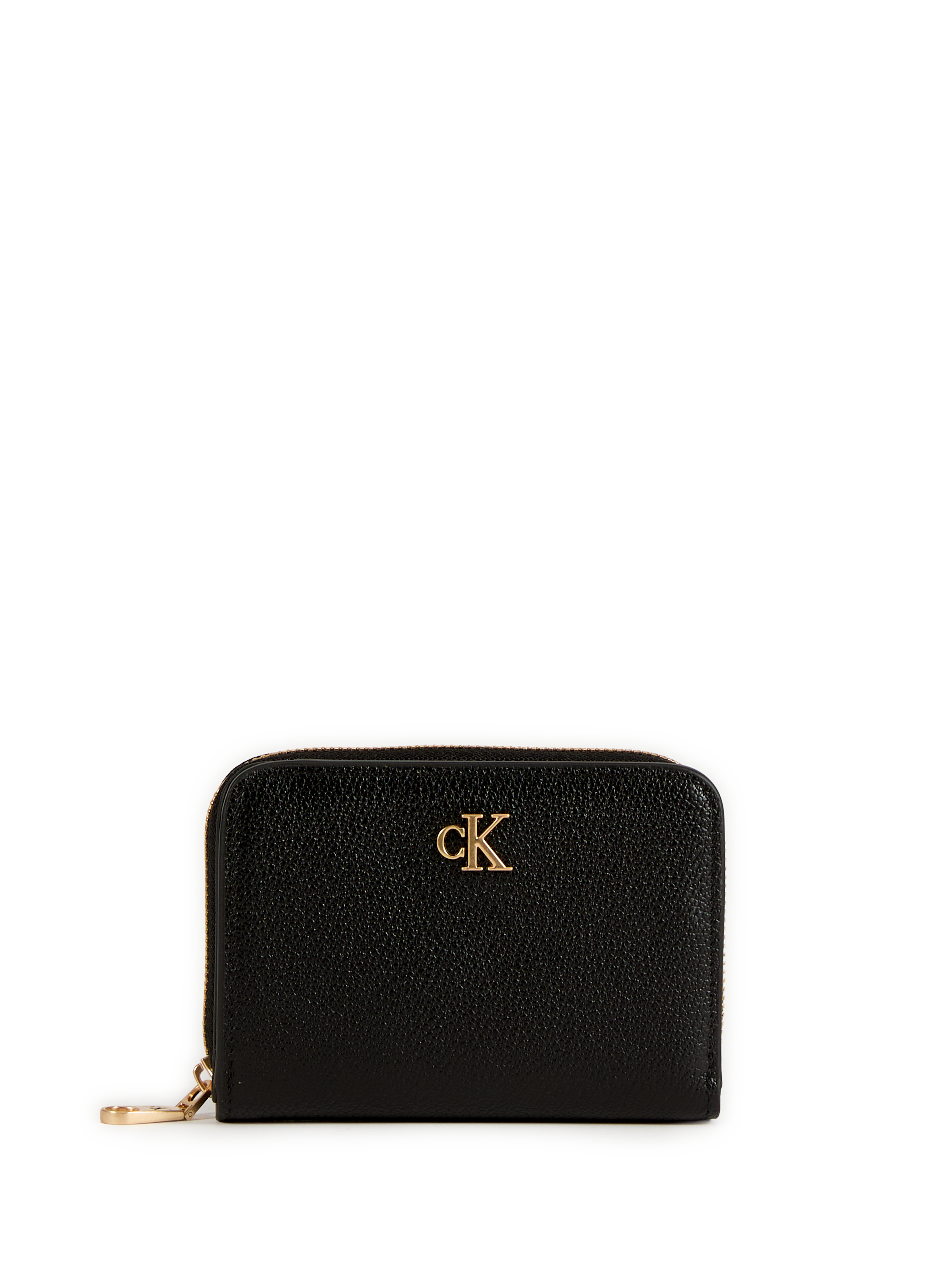 CALVIN KLEIN Porte-monnaie en cuir Noir