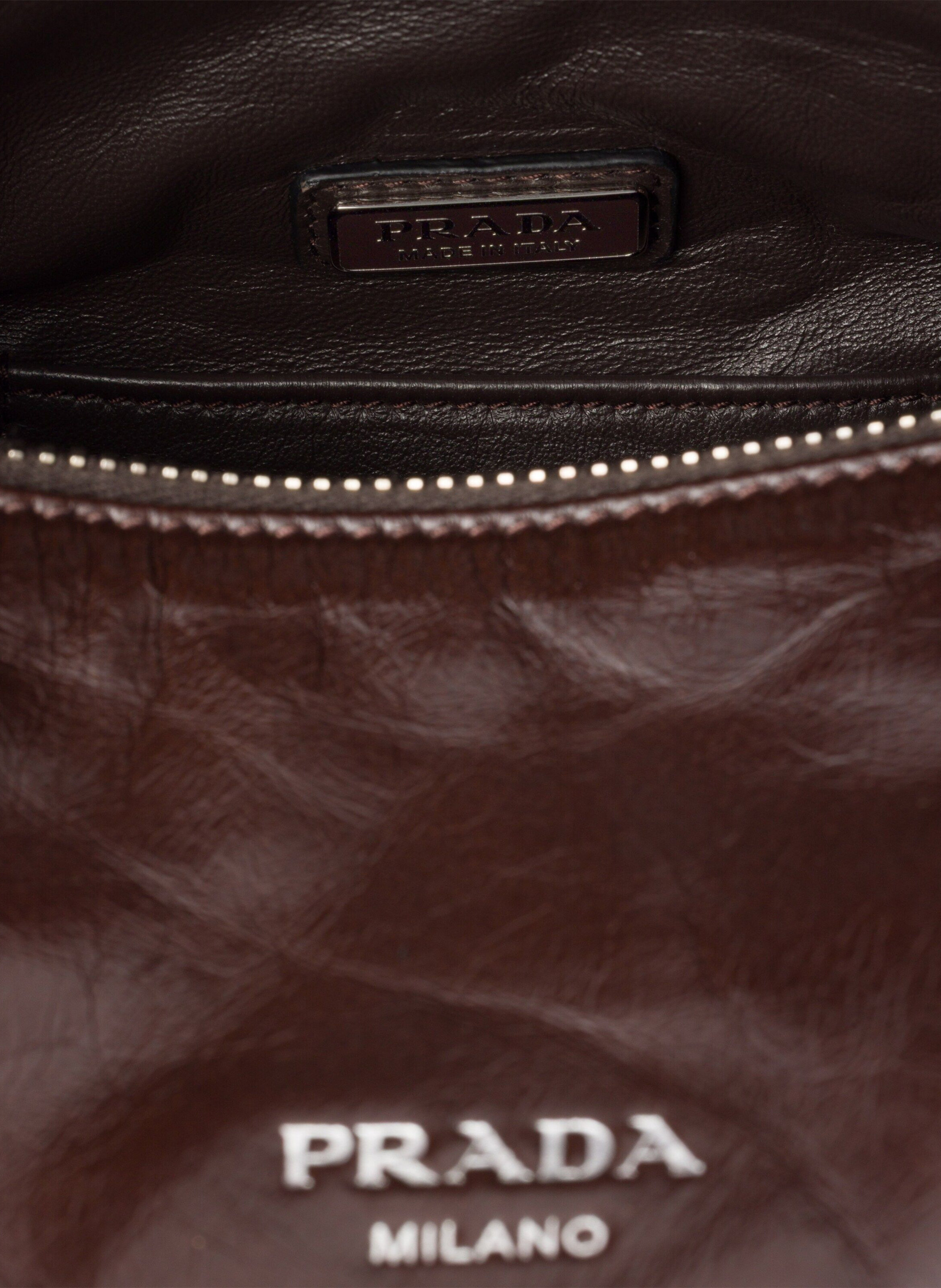 Sac à bandoulière en cuir Marron