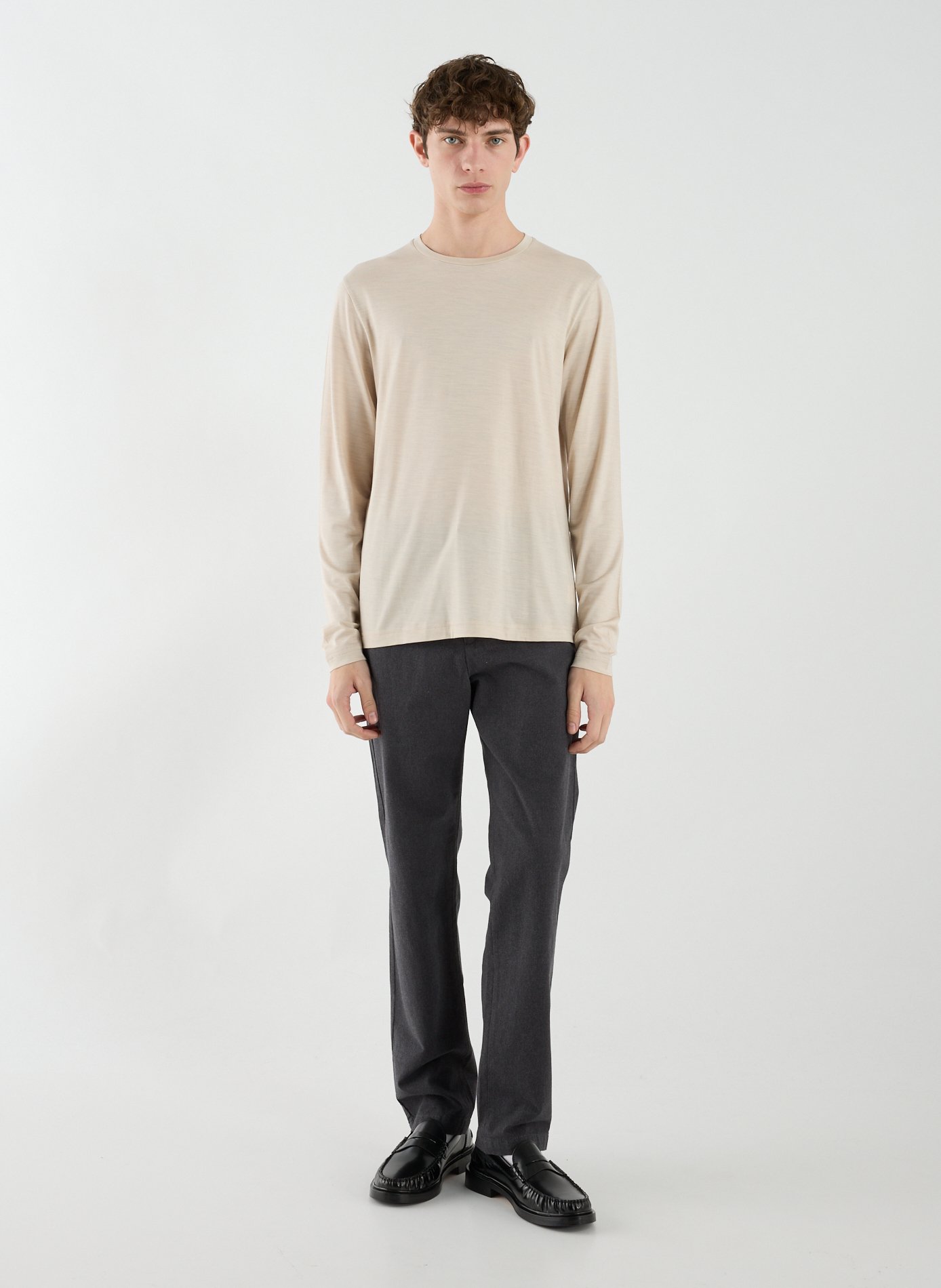 Pantalon slim en coton DOCKERS Gris