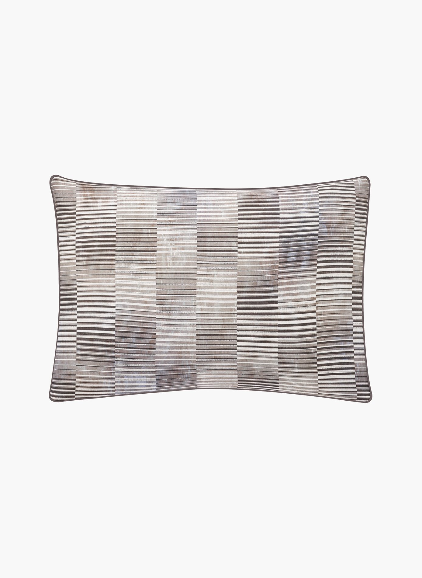 TAIE D'OREILLER Reflet ANNE DE SOLENE Gris