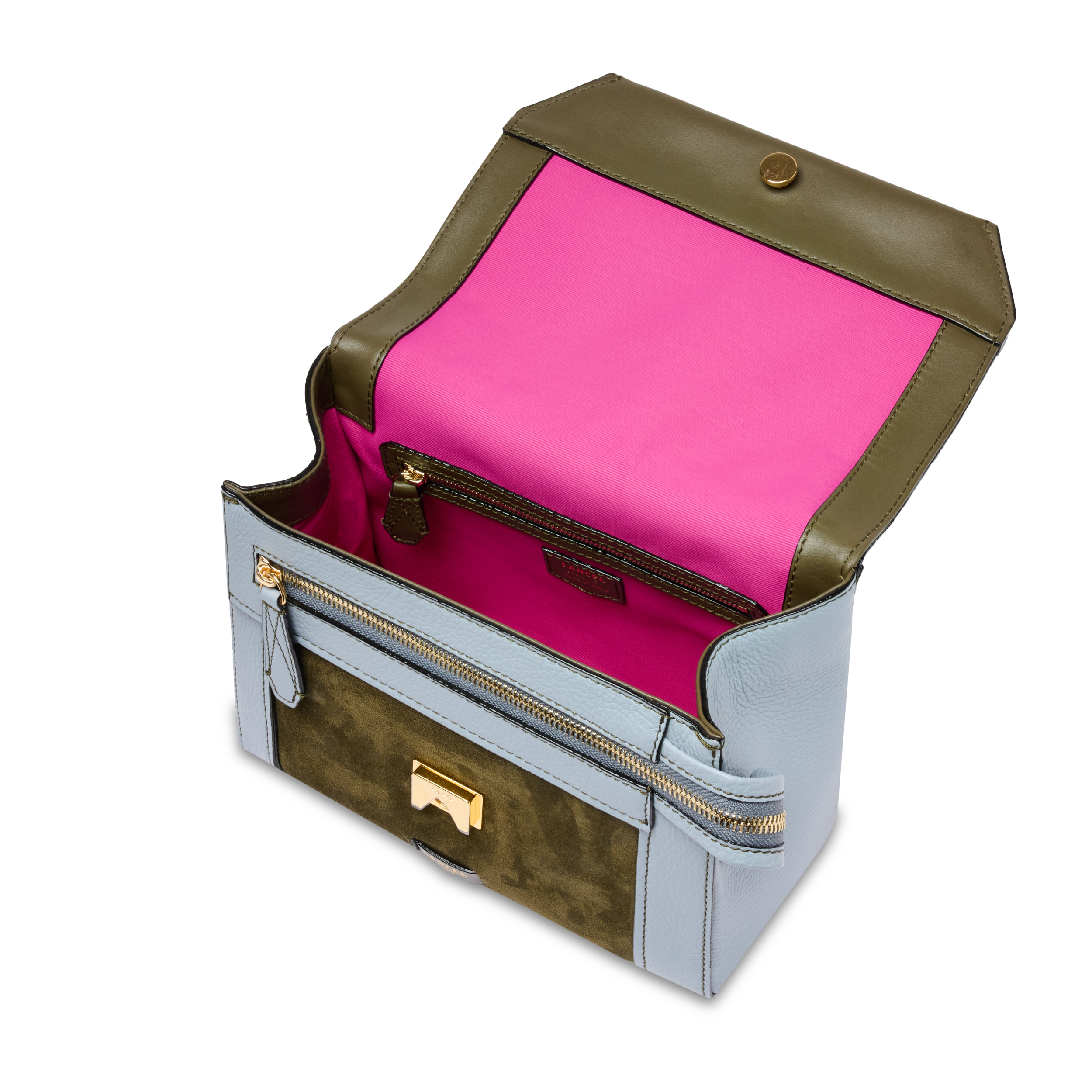 Sac rabat m ninon de lancel en cuir LANCEL Vert