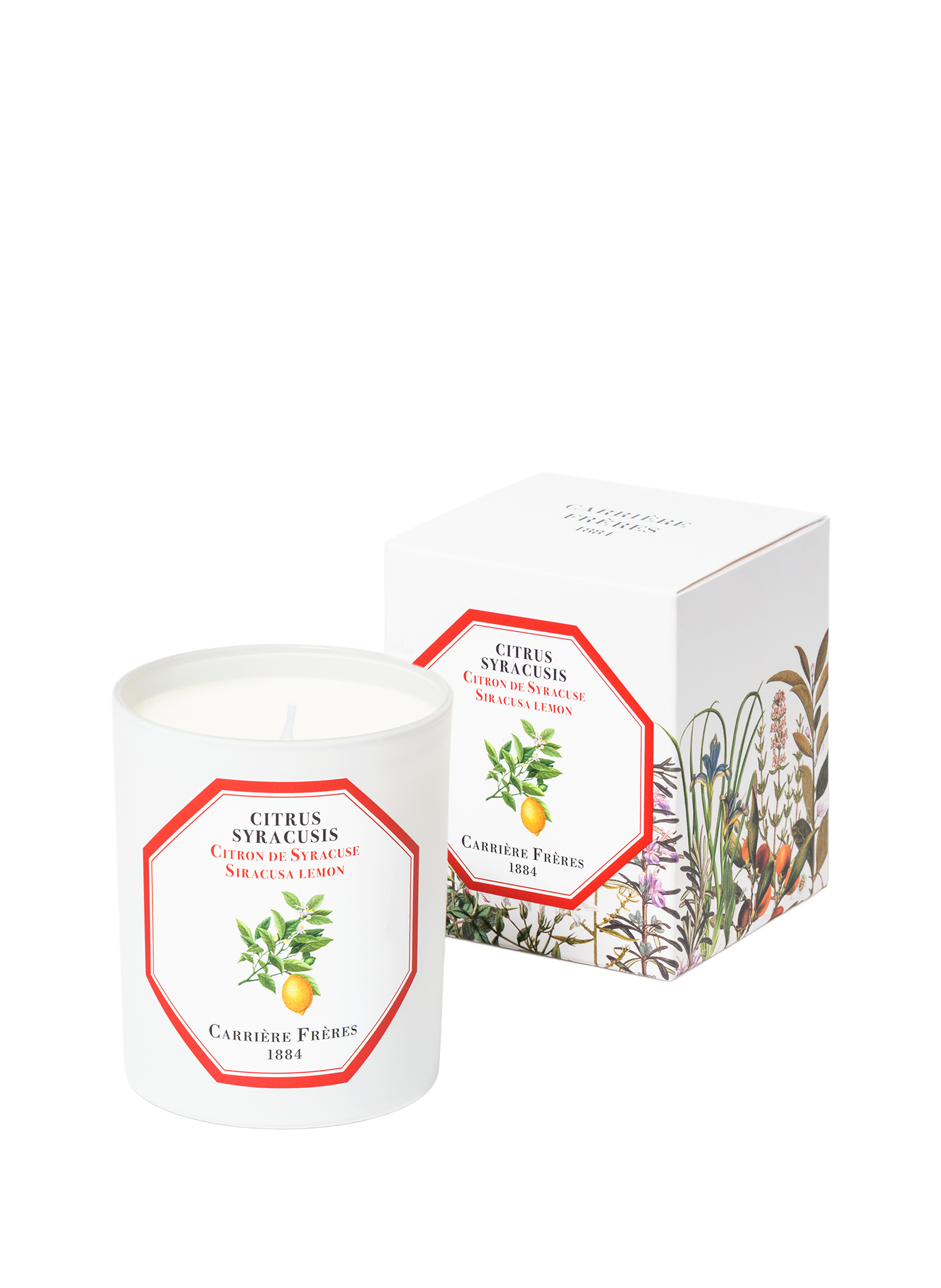 Syracuse Lemon Scented Candle - Citrus Syracusis - 185 g (6.5 oz) CARRIERE FRERES No color