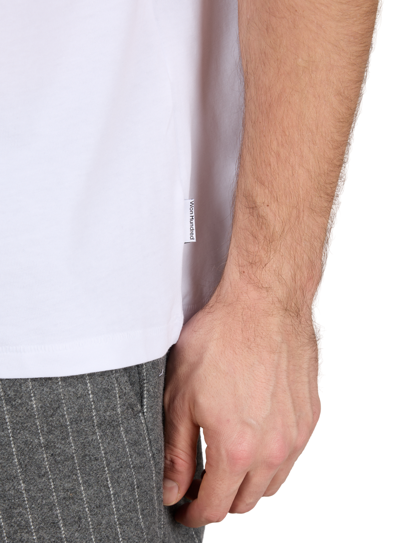 Classic Cotton T-Shirt WON HUNDRED White