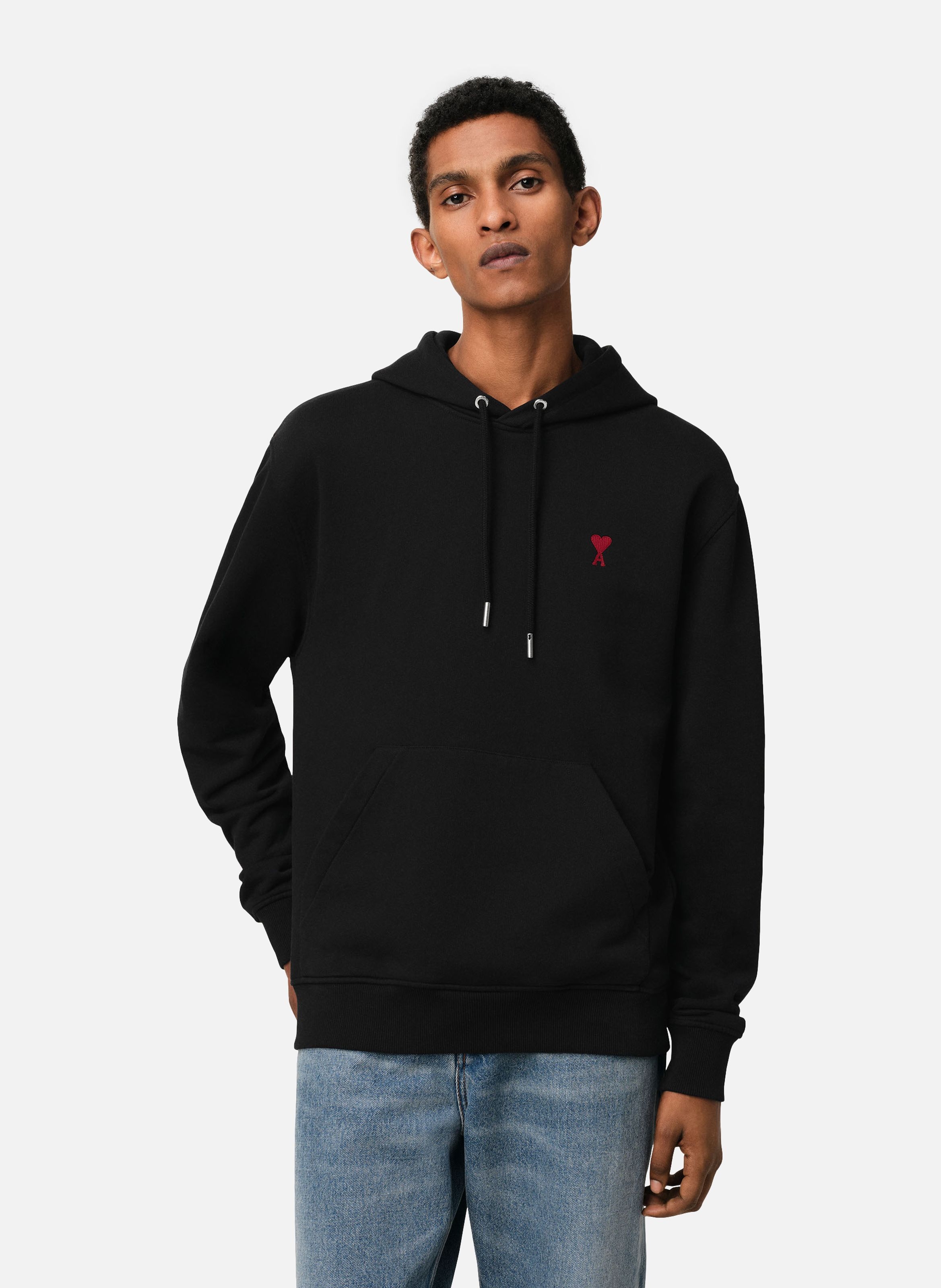 Hoodie Ami de Coeur Rouge unisexe AMI PARIS Noir