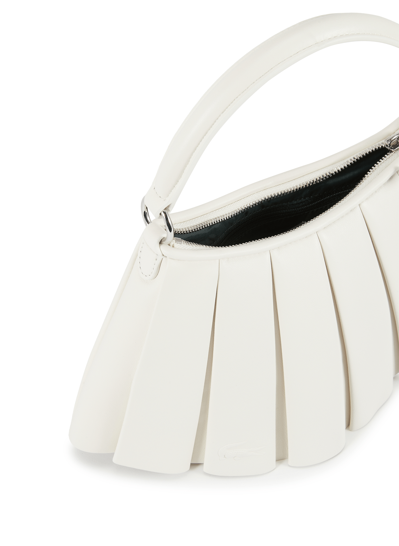Petit sac Lenglen en cuir LACOSTE Blanc