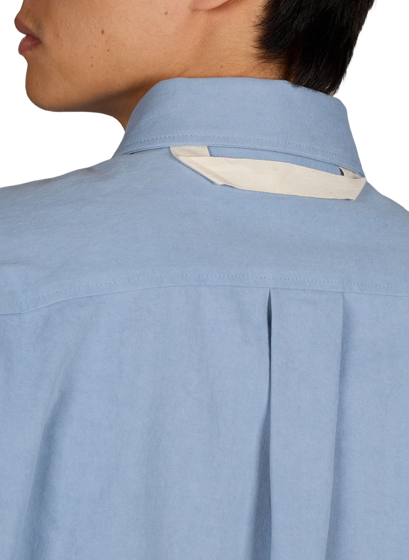 Jacket with classic cotton collar MERELY MADE Blue