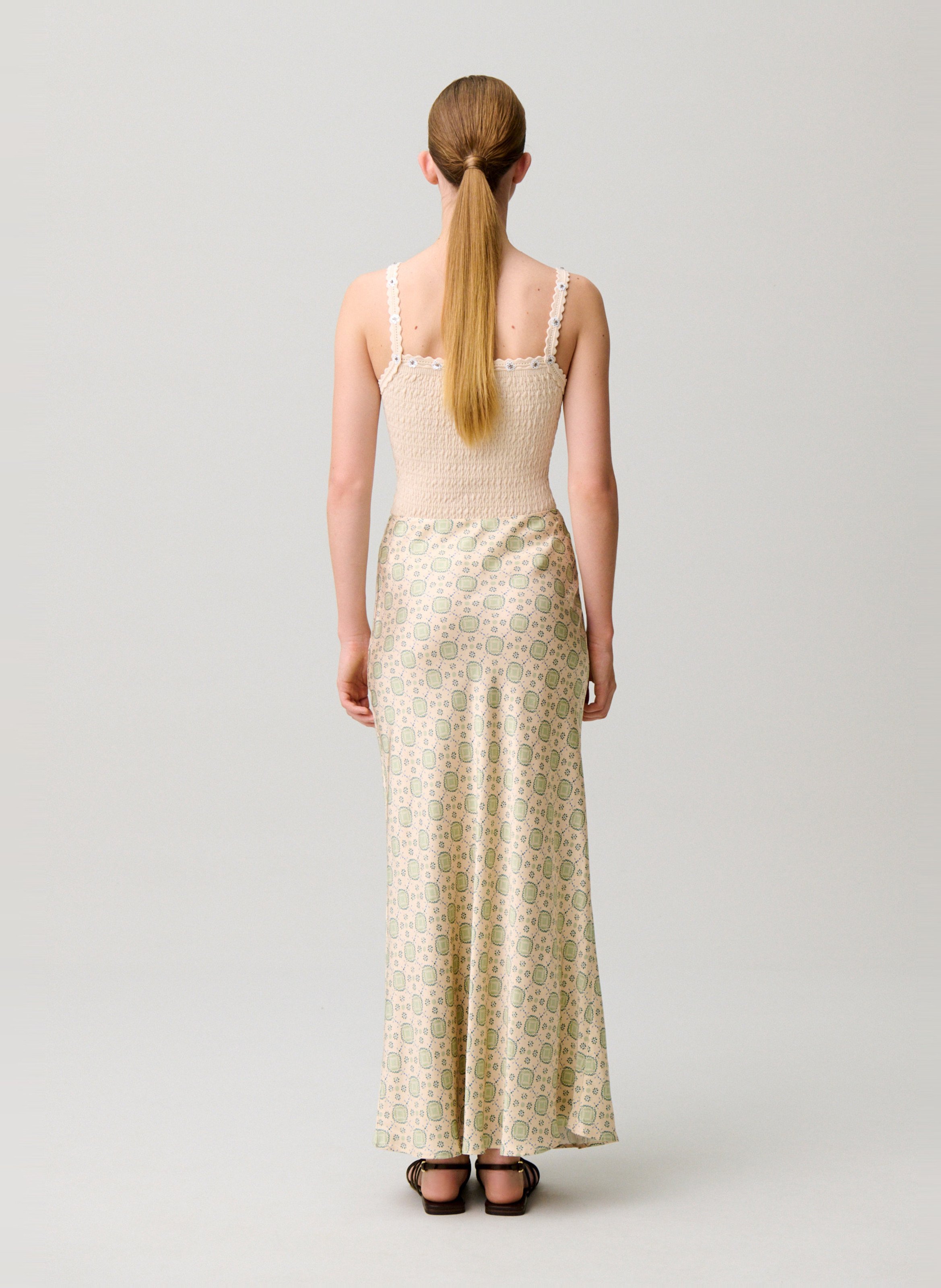 Jupe longue à imprimée CLAUDIE PIERLOT Multicolore