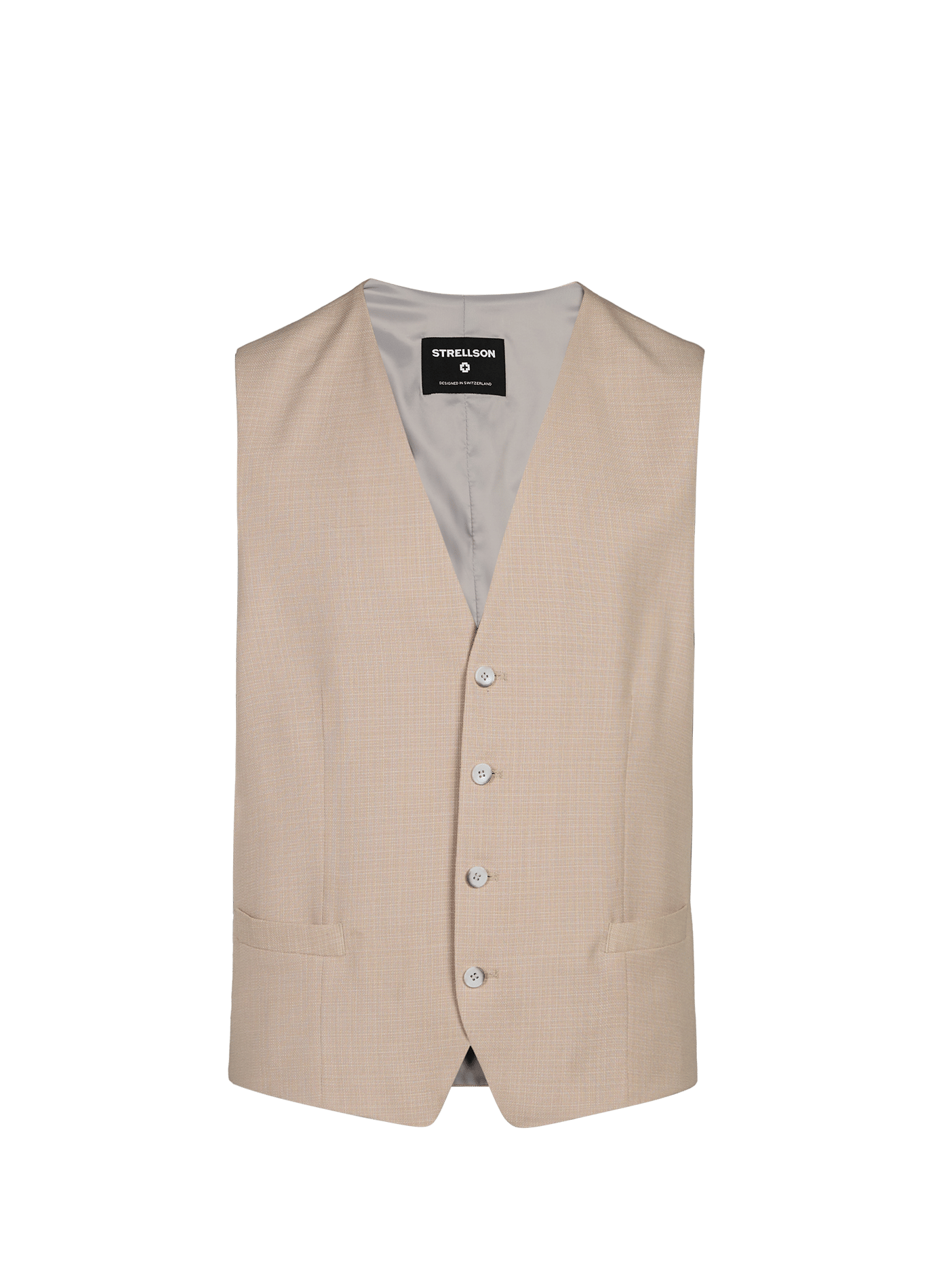 Sleeveless Tweed Suit Vest STRELLSON Beige
