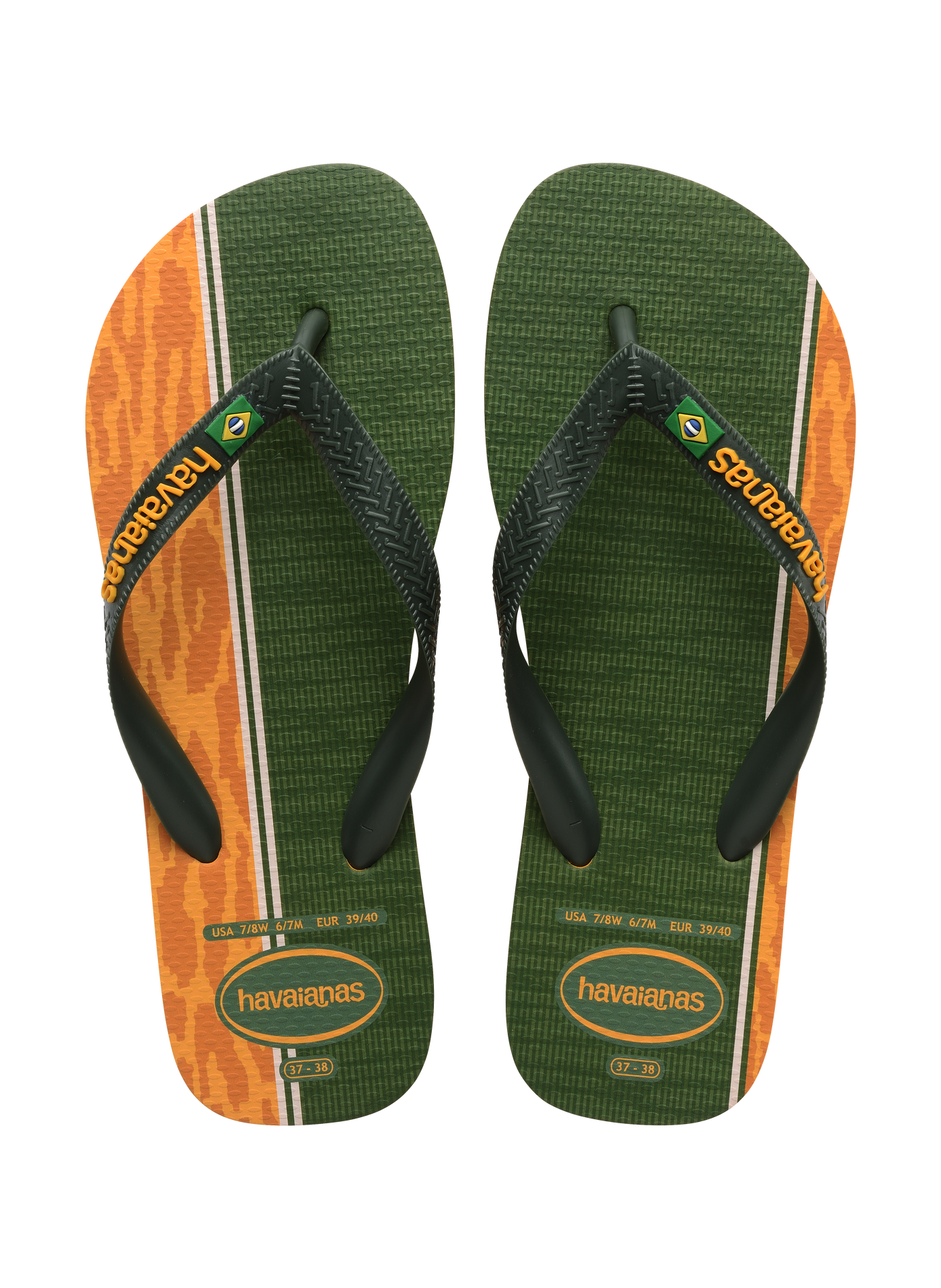 Tongs imprimées Top Nations HAVAIANAS Amarillo