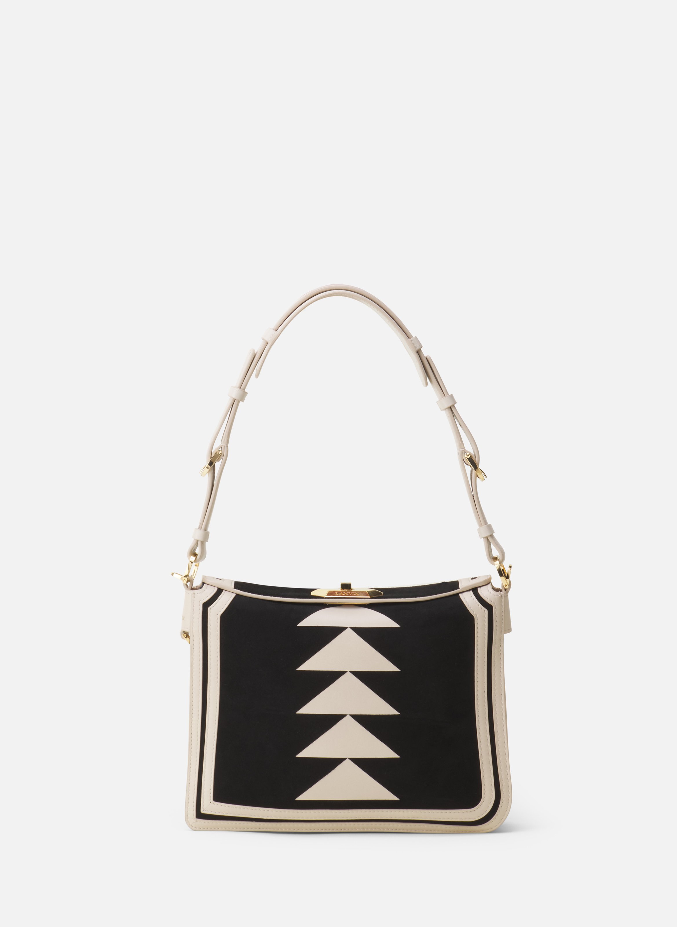 Sac compagnon 20 en cuir LANVIN Blanc