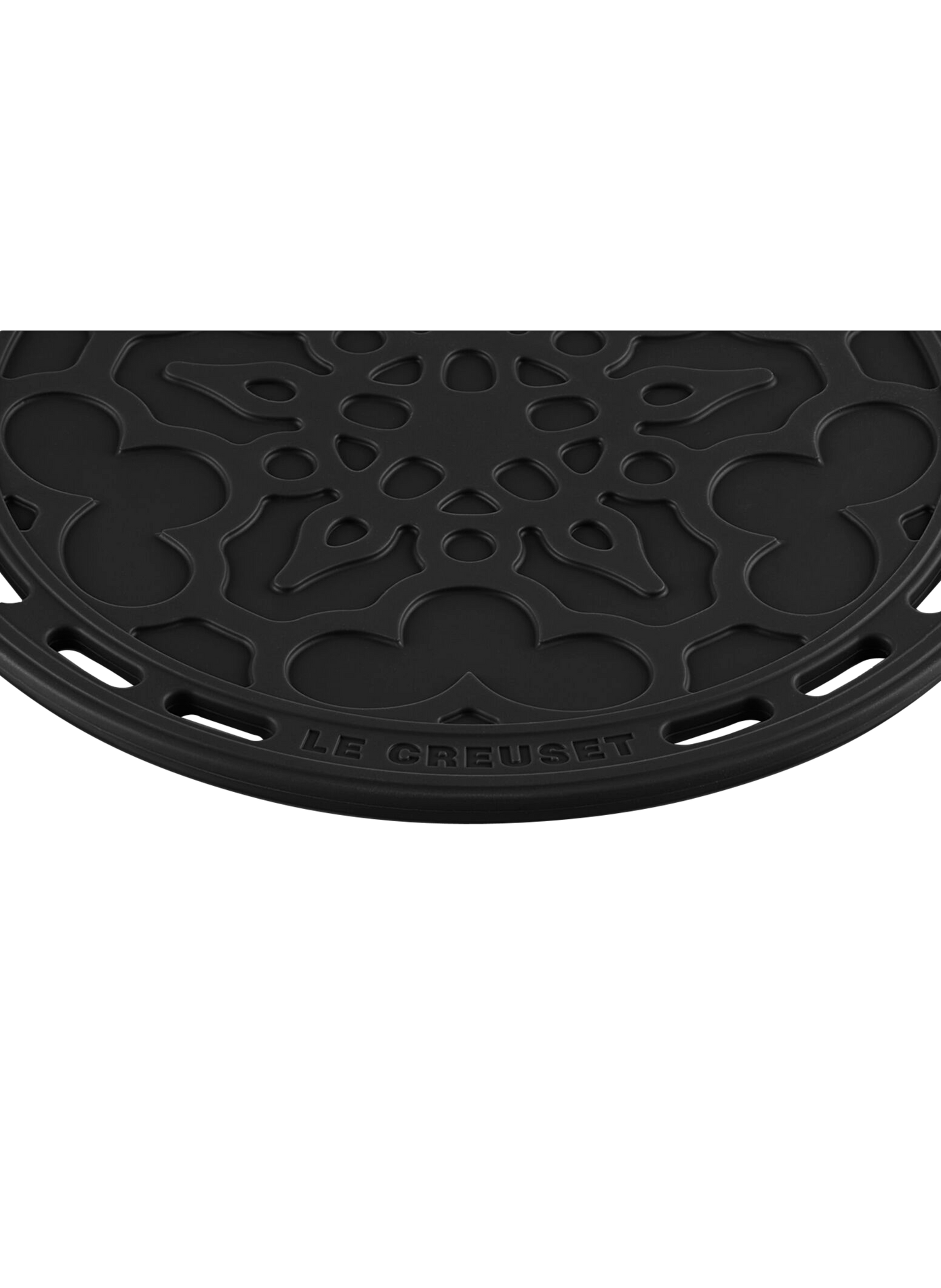 Blumen-Untersetzer LE CREUSET Schwarz