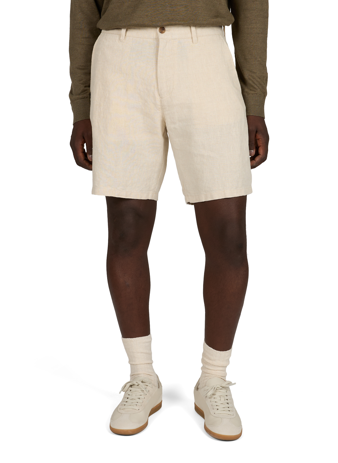 Short droit en lin NN.07 Beige