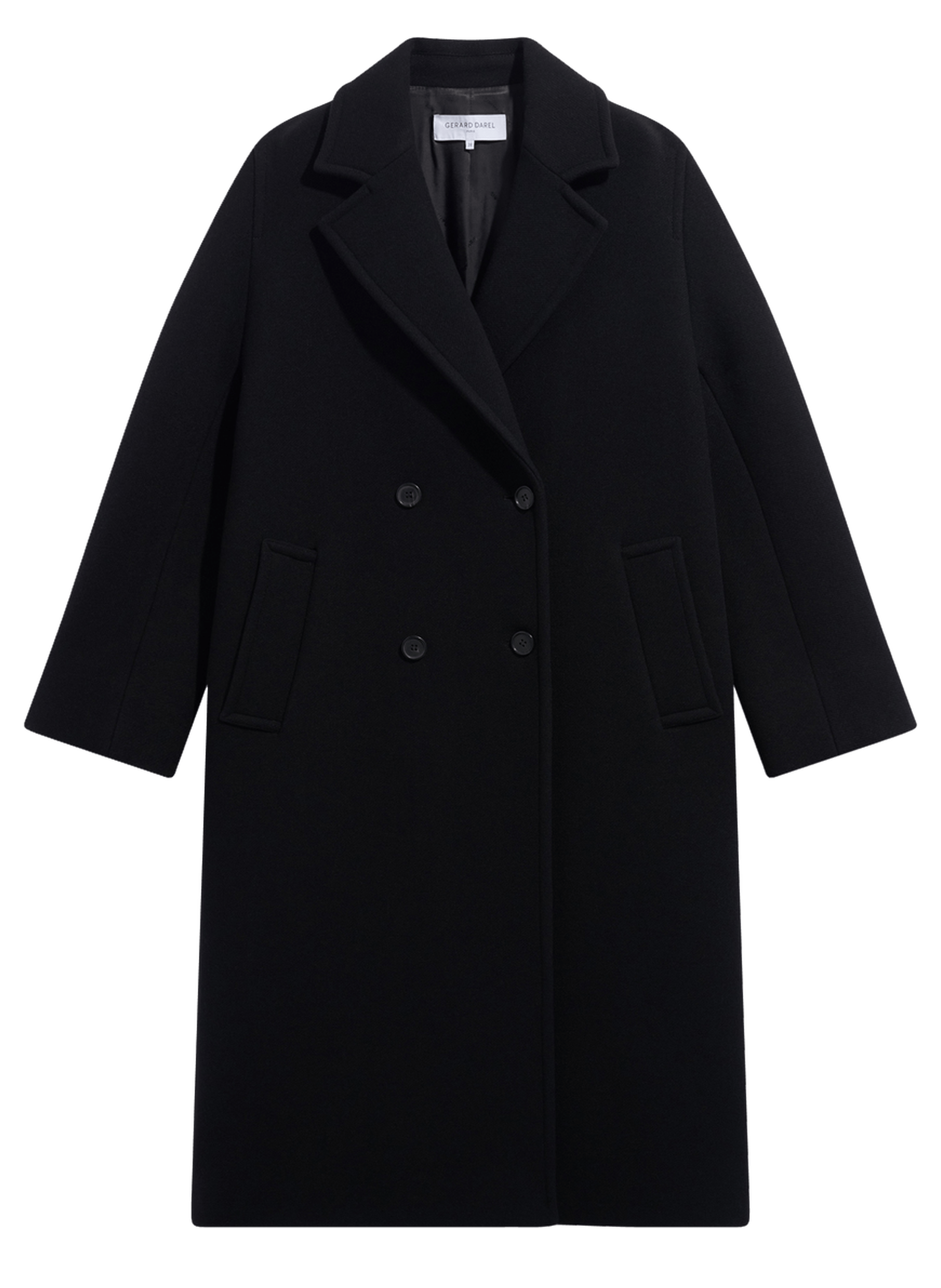 Manteau long croisé - aliz GERARD DAREL Noir