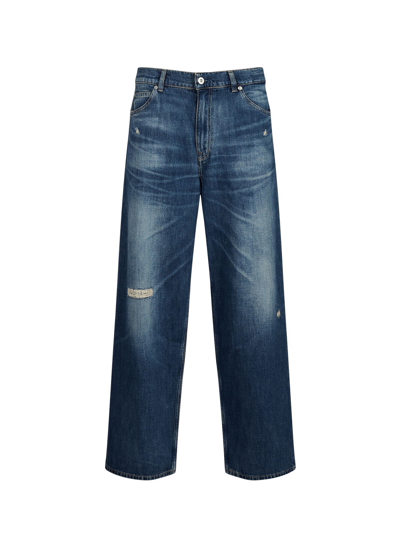 Weite Baumwolljeans OUR LEGACY Blau