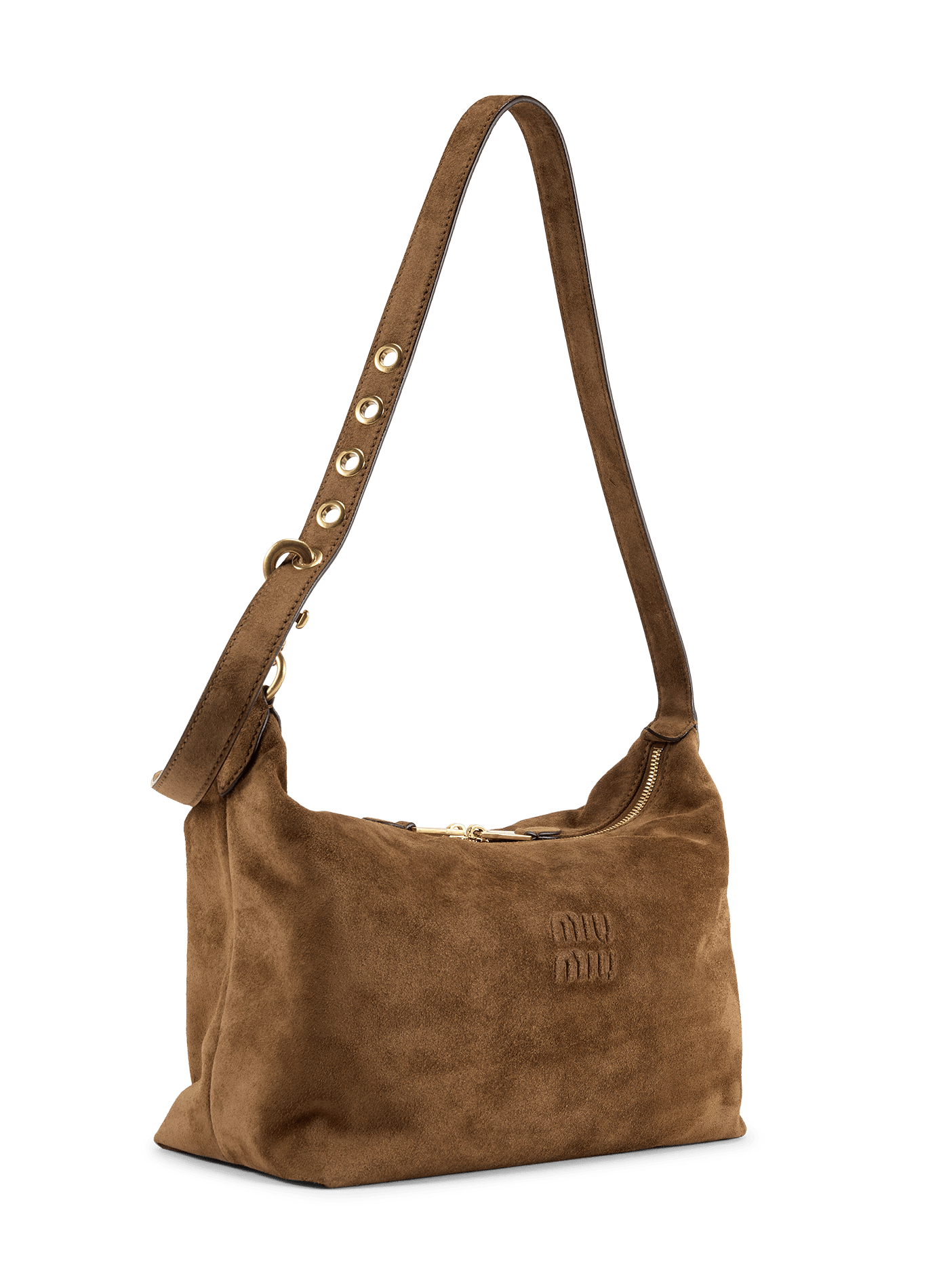 Spirit-tas van suèdeleer MIU MIU Bruin