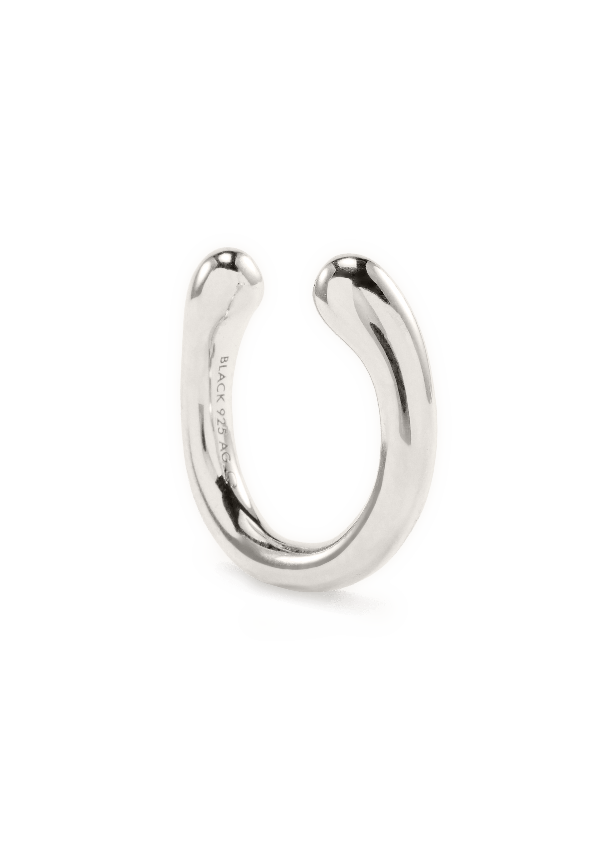 Ear cuff Curl en argent MARIA BLACK Argent