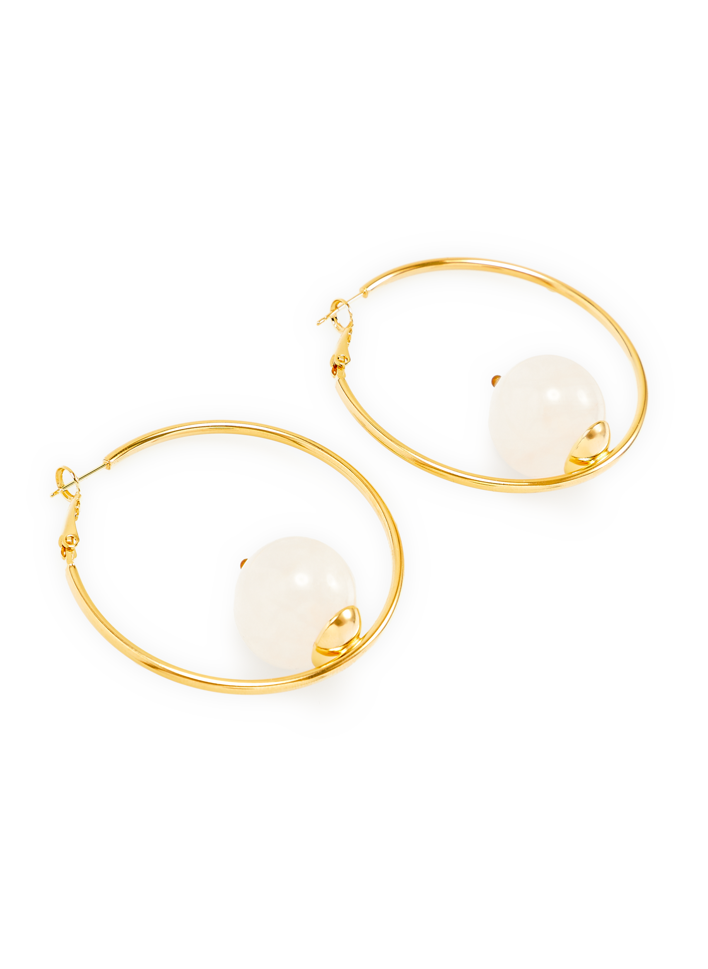 Boucles d'oreille avec perles Sonia