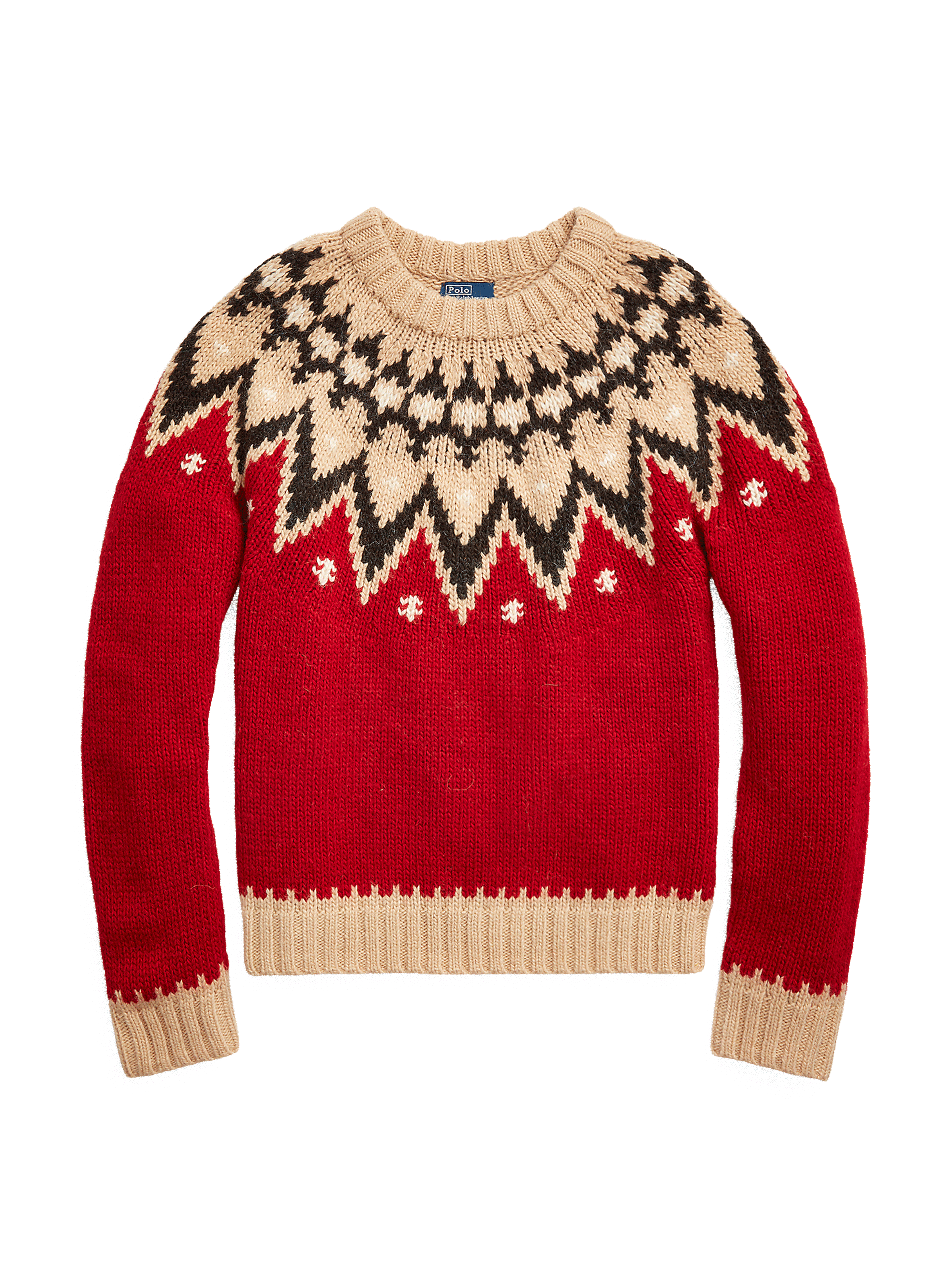 Pull col rond en laine mélangé