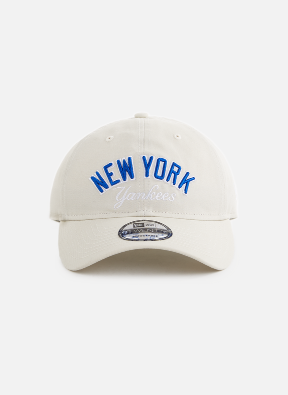 NEW ERA Printed cotton baseball cap Beige