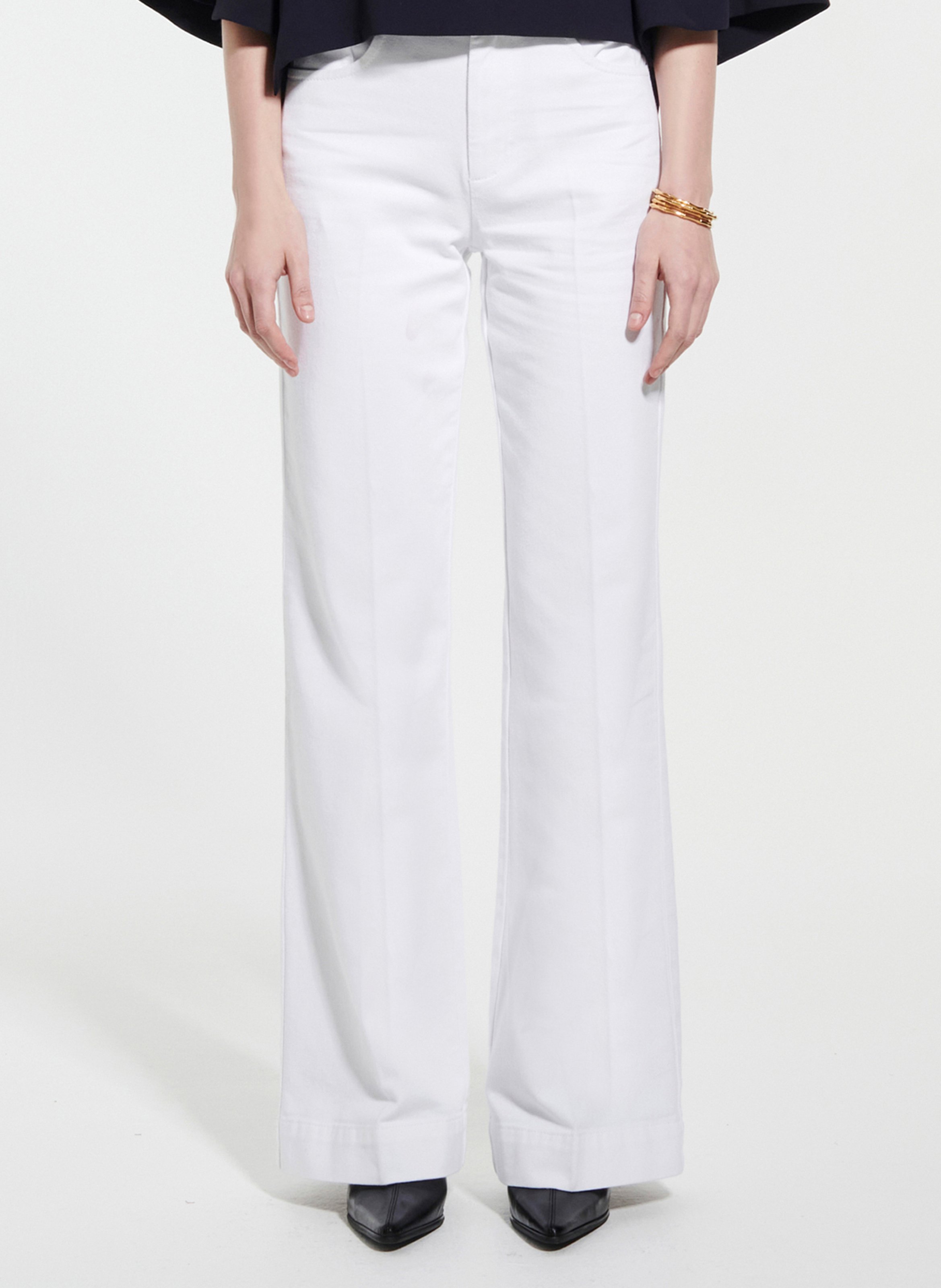 Jeans blanc droit - jayce ZAPA Blanc