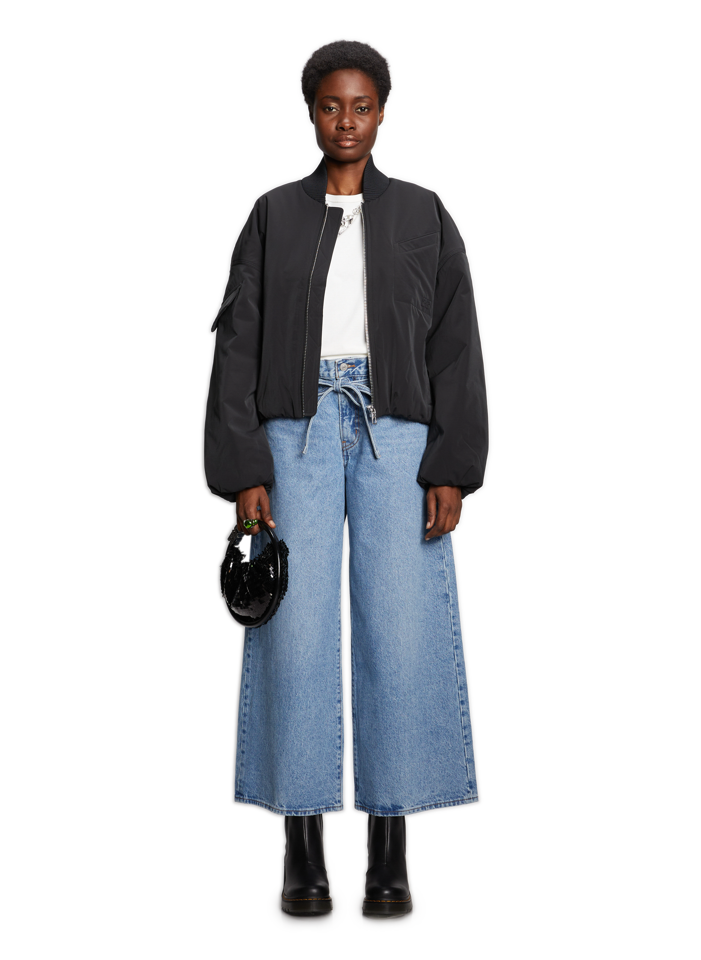 Domina Mini Sequin Bag SONIA RYKIEL Black