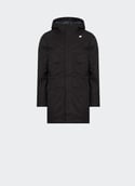 Parka droite à capuche JARNO Black pblue