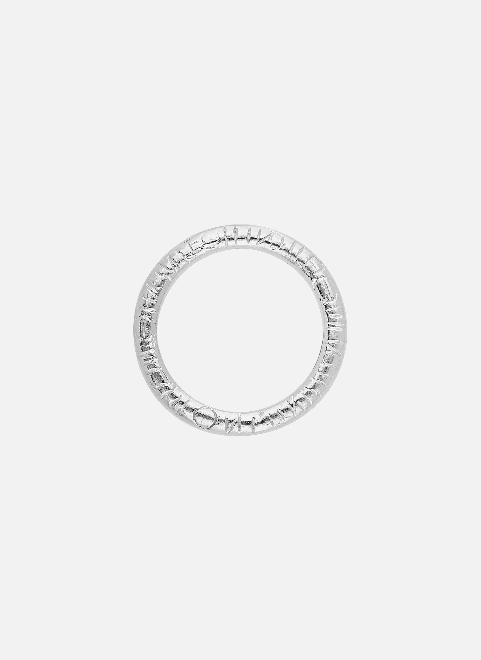 Bague anneau martelé meliss HIPANEMA Argent