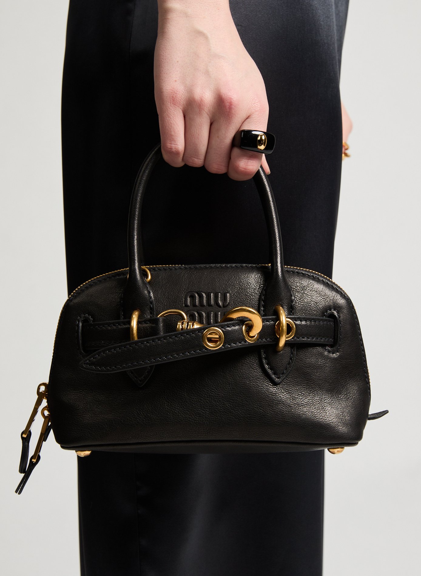 Sac à bandoulière Mini Borse MIU MIU Noir