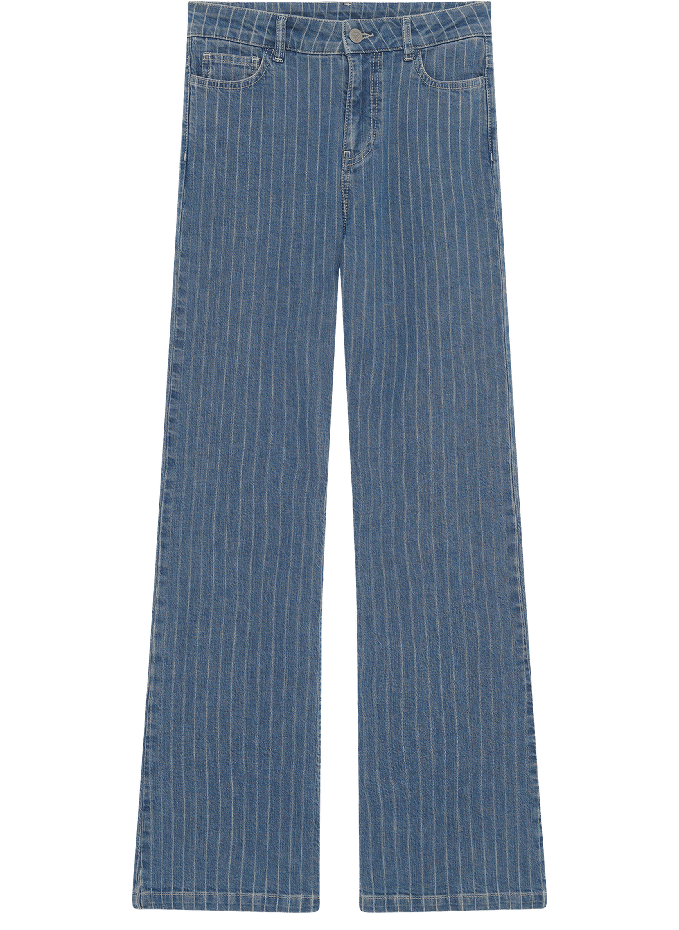 Jean bootcut à rayures - lysee PABLO Bleu