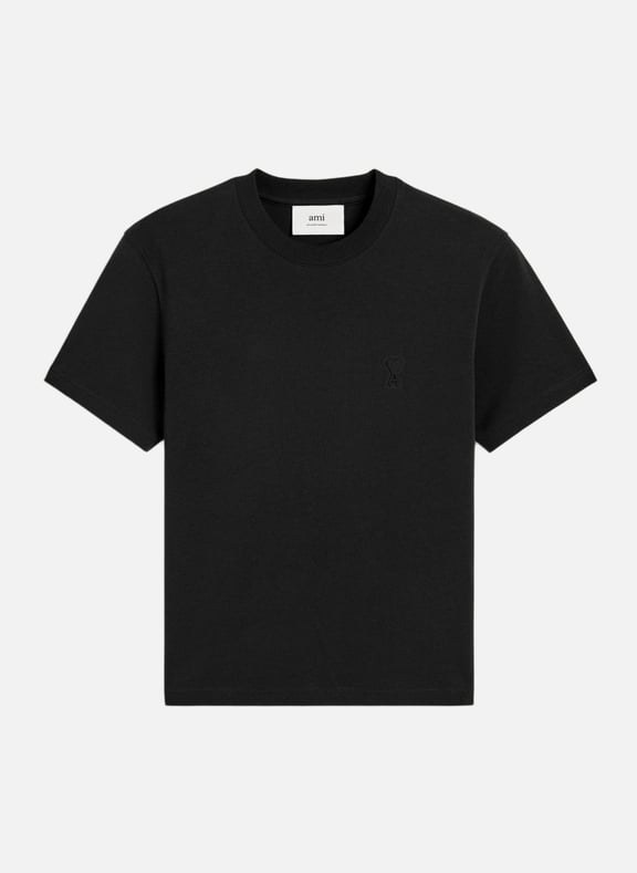 T-shirt ami de coeur unisexe Noir by AMI PARIS AMI PARIS T-shirt ami de coeur unisexe Noir