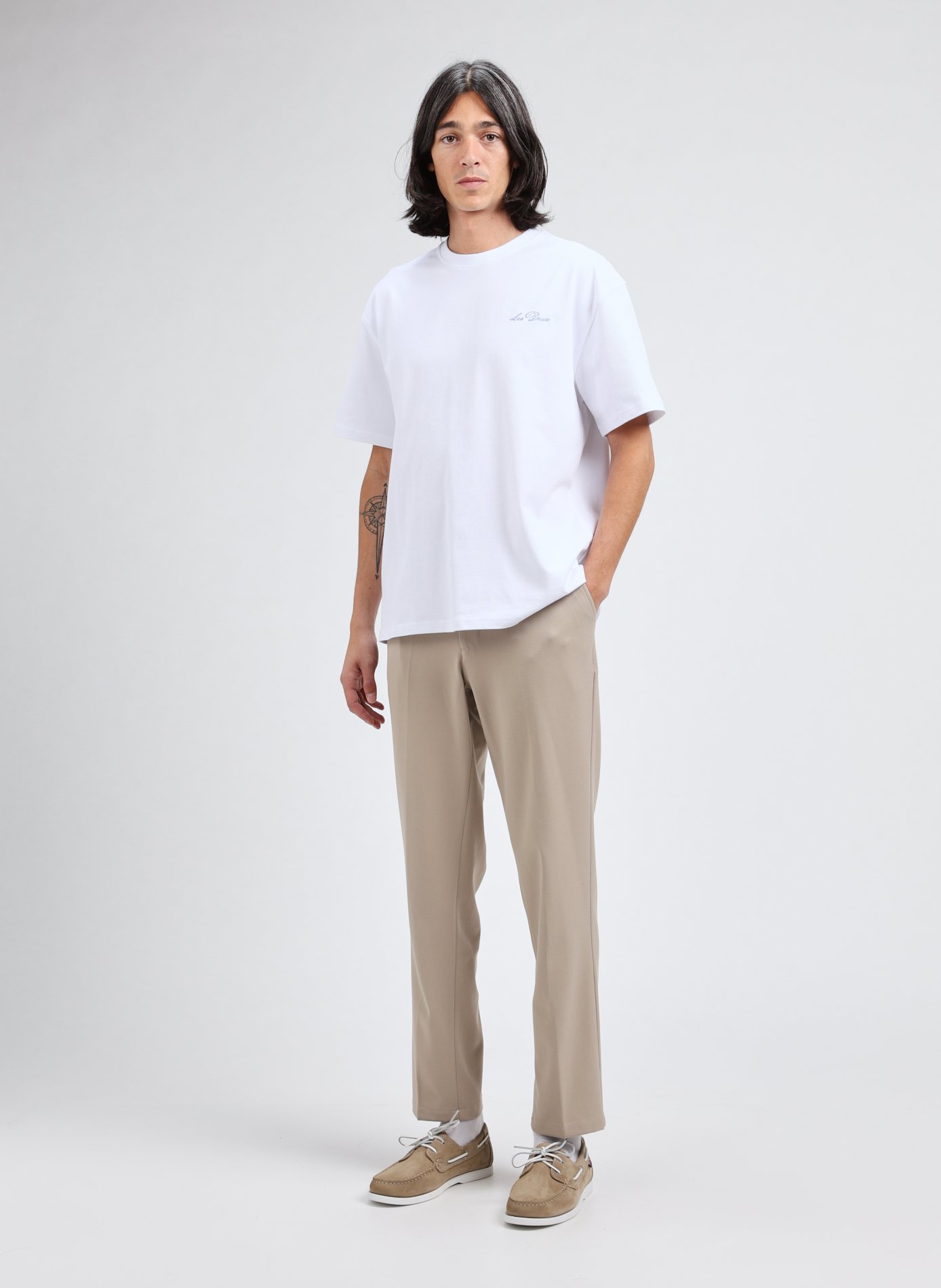 T-shirt en coton LES DEUX Blanc