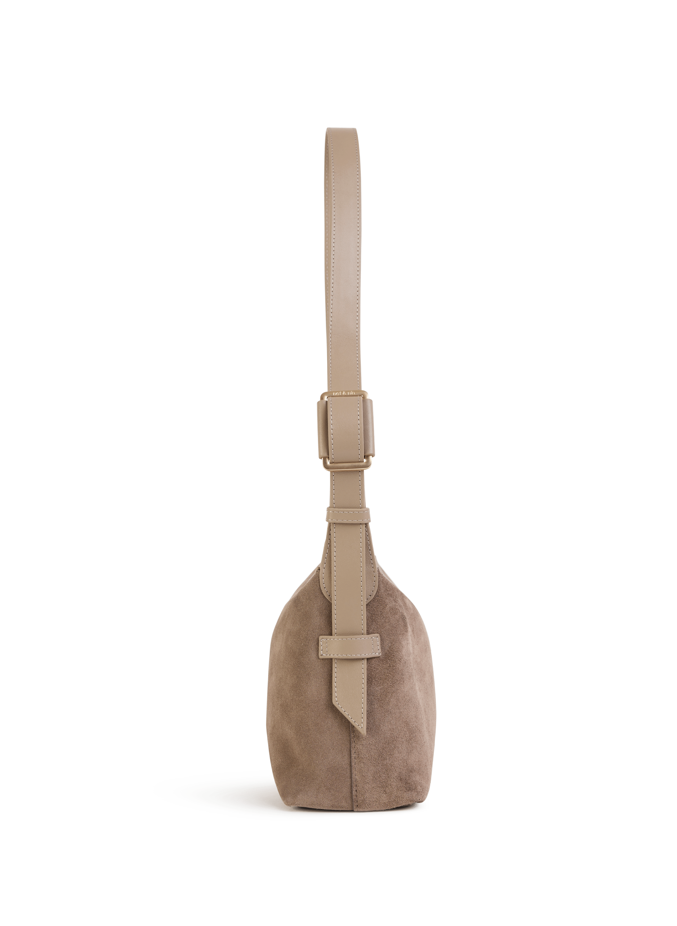 Bowie leather handbag NAT & NIN Beige