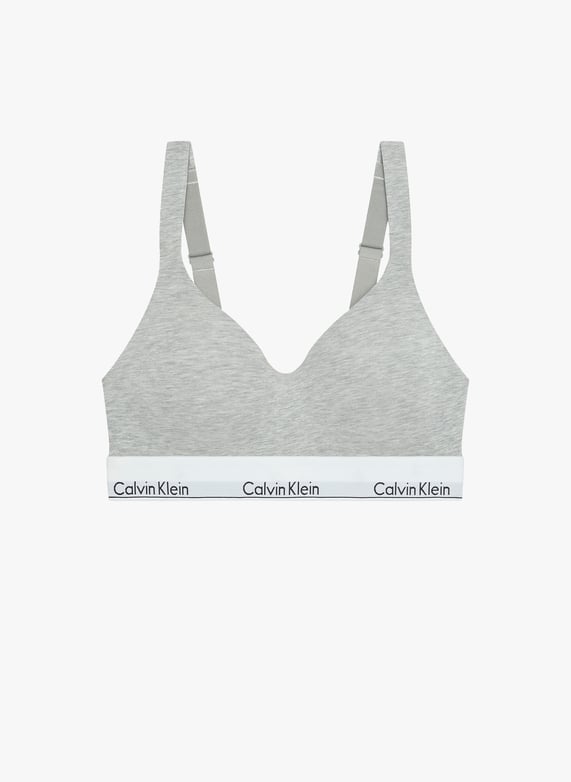 Brassière en coton mélangé | Gris by CALVIN KLEIN Brassière en coton mélangé Gris