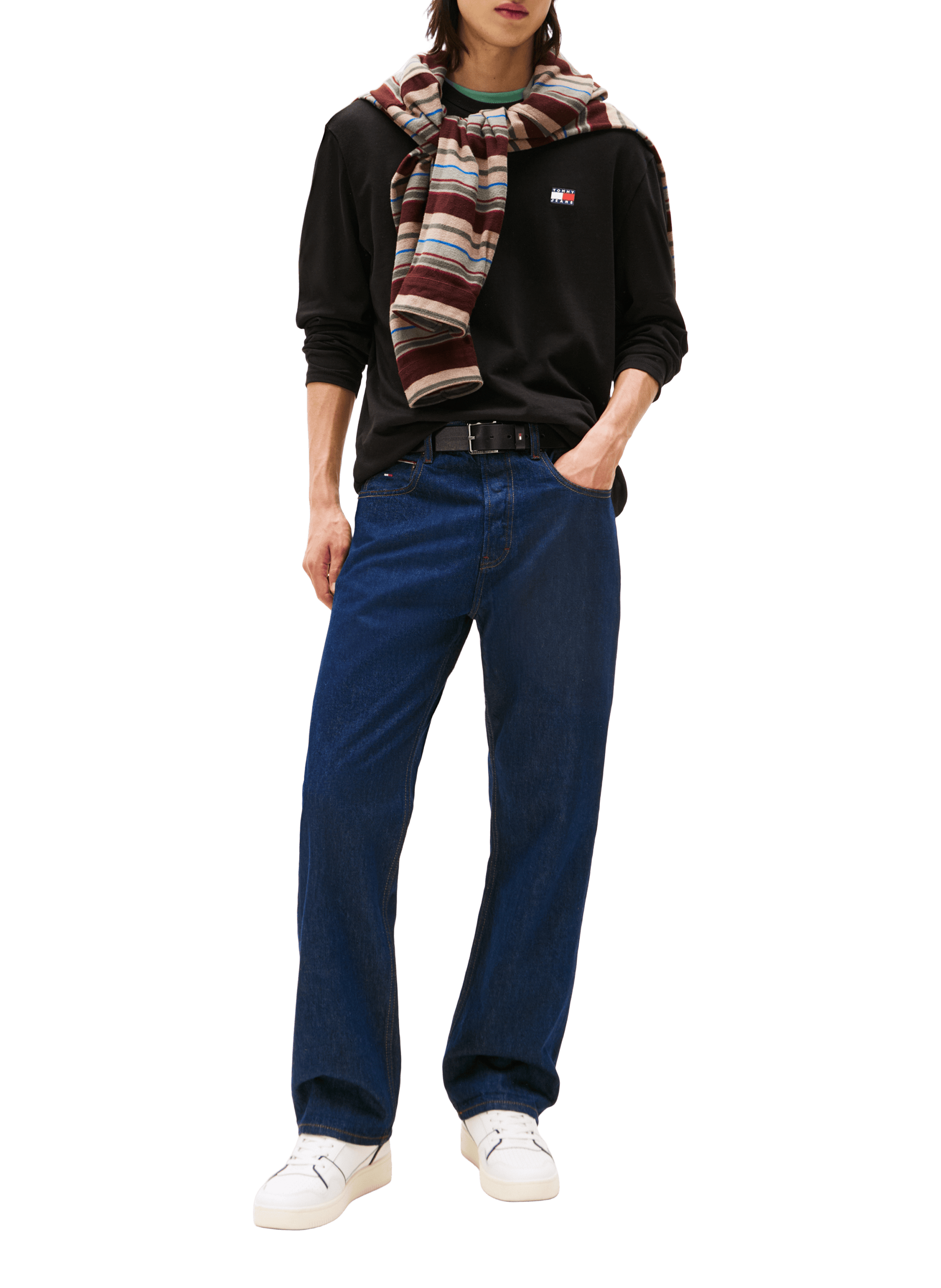 Long sleeve T-shirt TOMMY HILFIGER Black