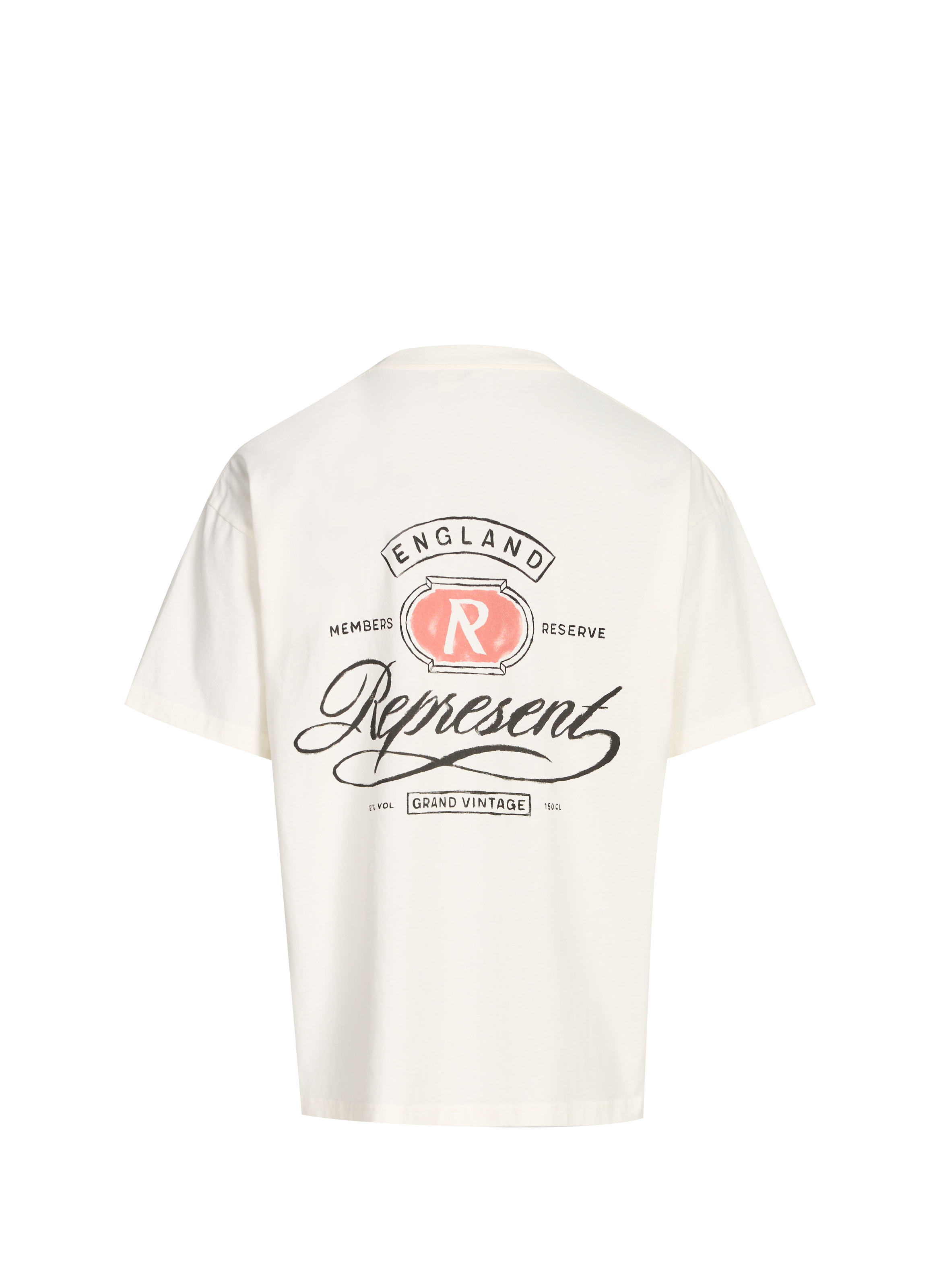 Biker-style cotton t-shirt REPRESENT White