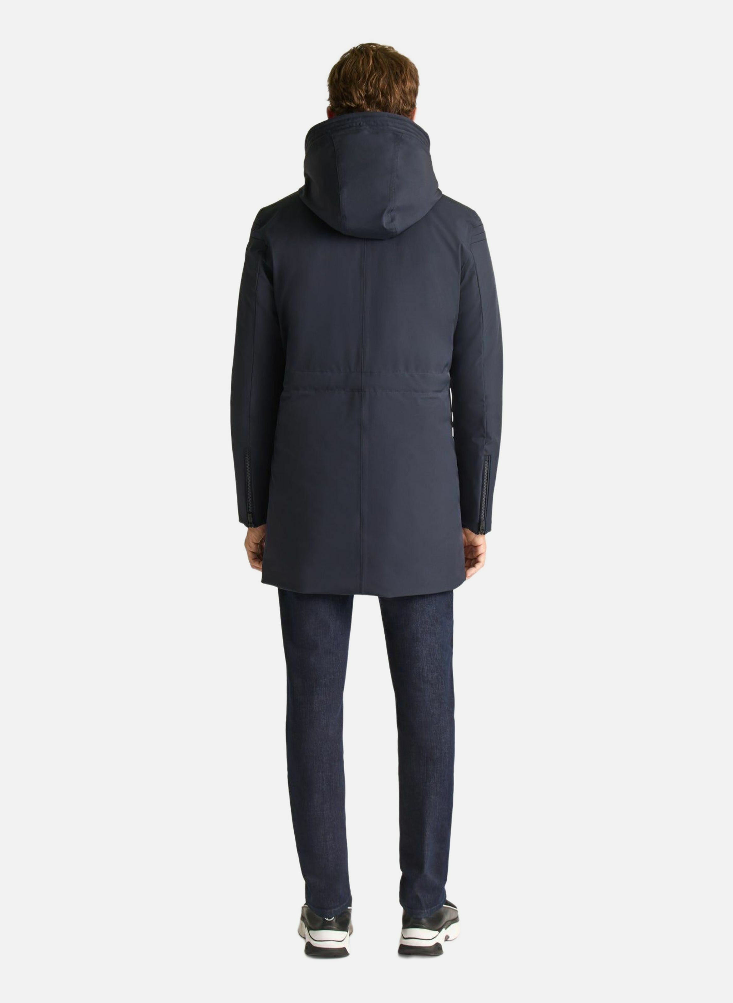 Manteau gezi col montant coupe regular FUSALP Bleu