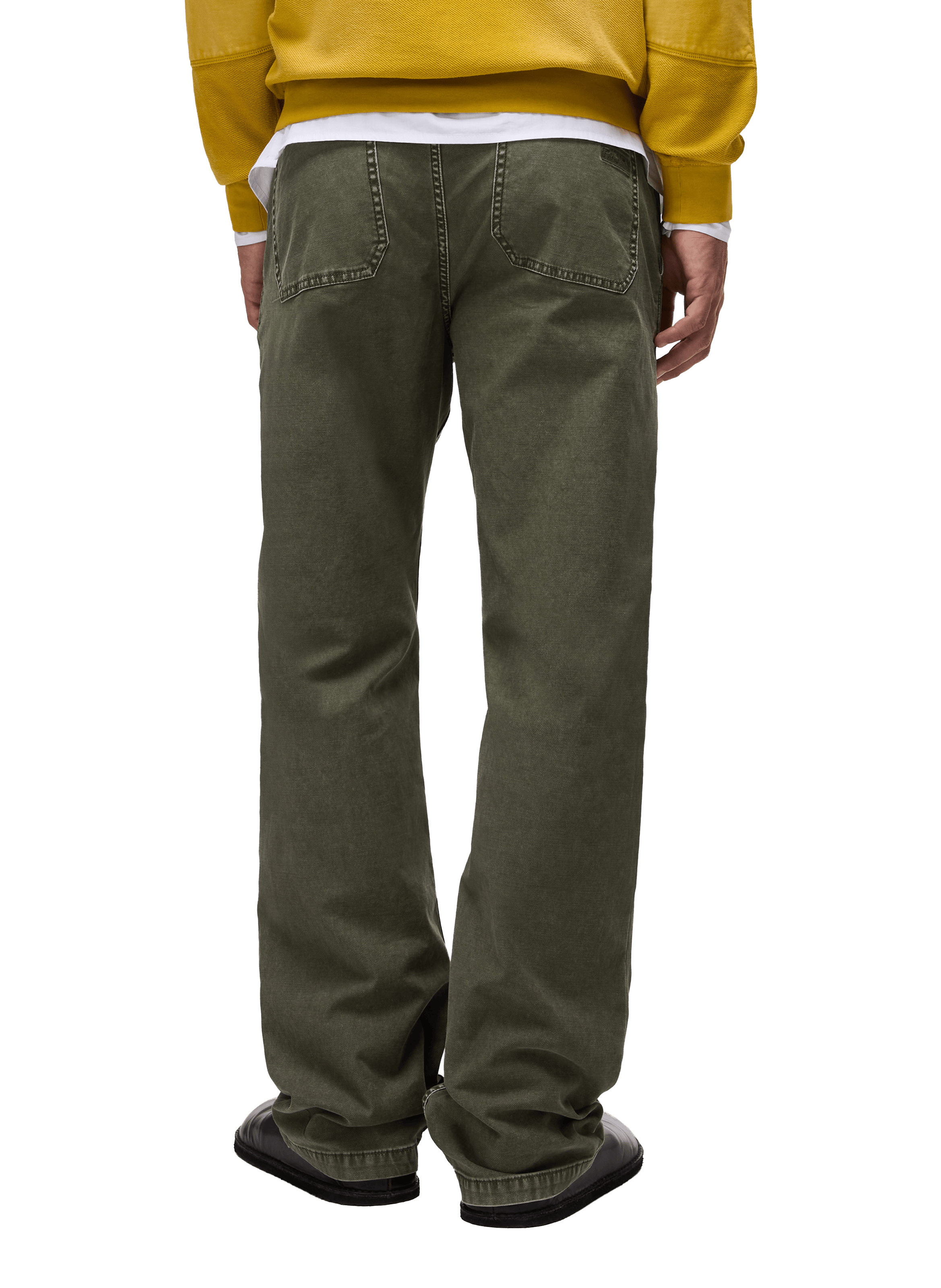 Straight cotton trousers NAPAPIJRI Green