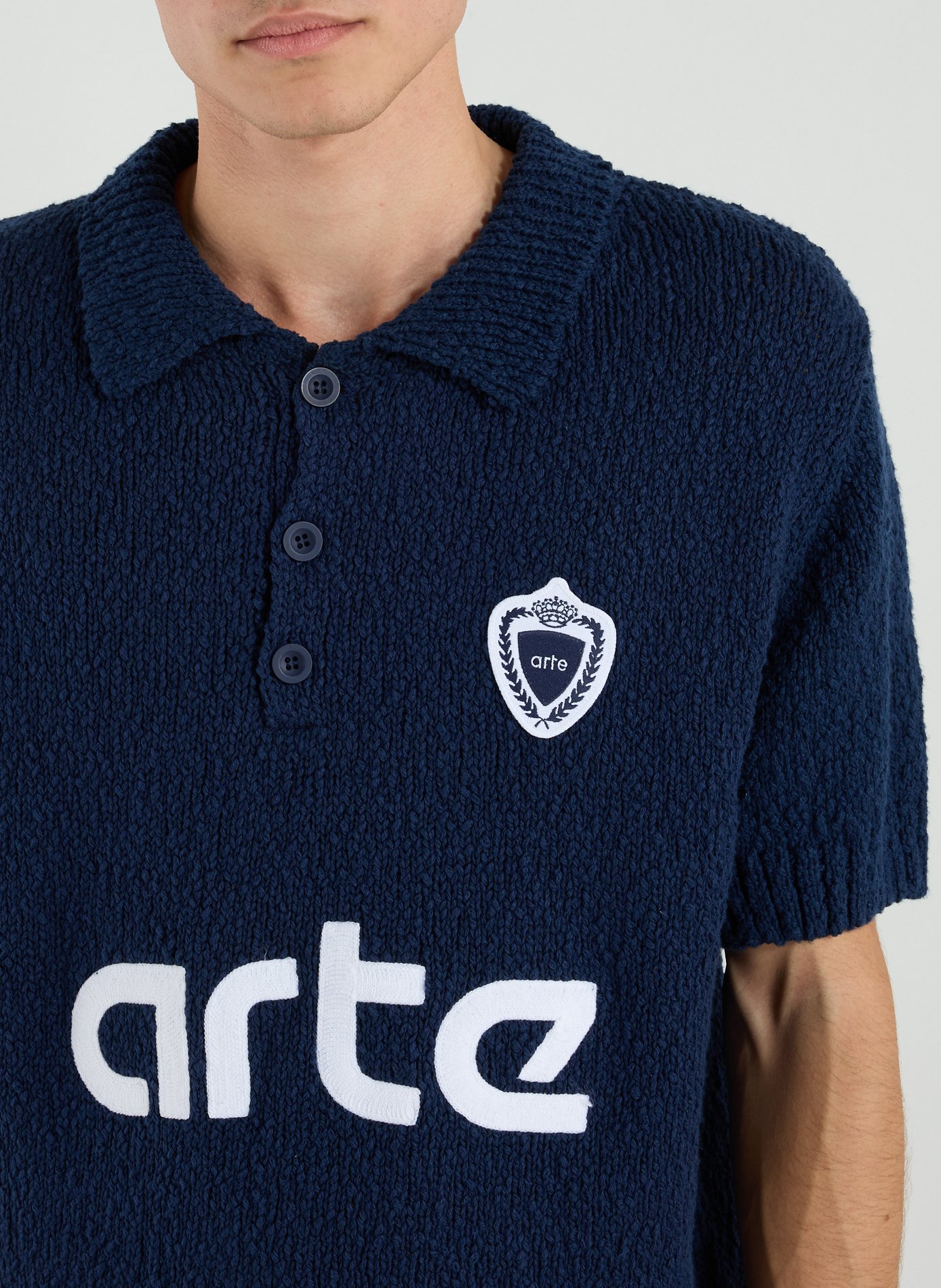 Short-Sleeve Jumper ARTE ANTWERP Blue