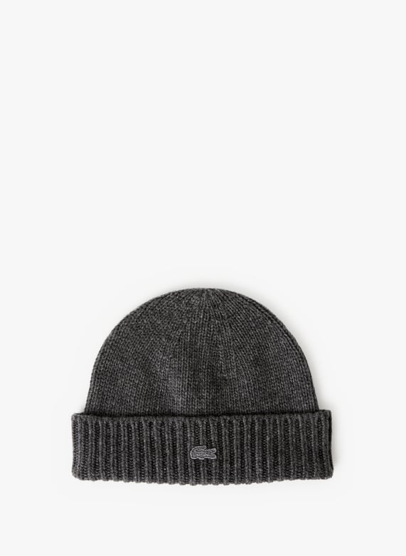 Gray wool hat Lacoste Women Printemps - Main Image